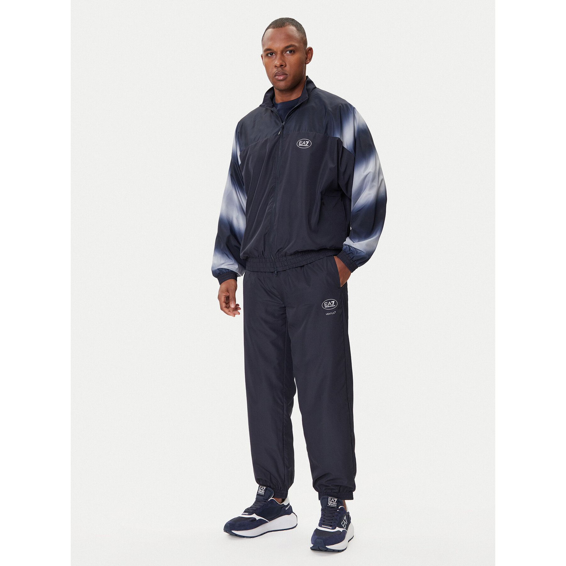 EA7 Emporio Armani Dres 7M000841 AF12872 UB102 Granatowy Regular Fit
