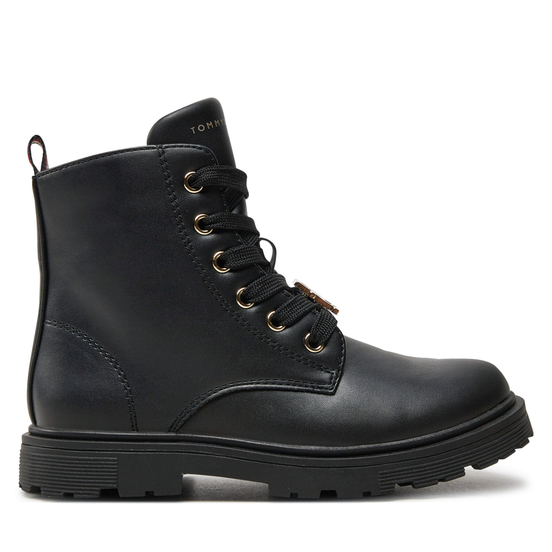 Tommy Hilfiger Trapery Lace-Up Bootie T1A5-33561-1351 S Czarny