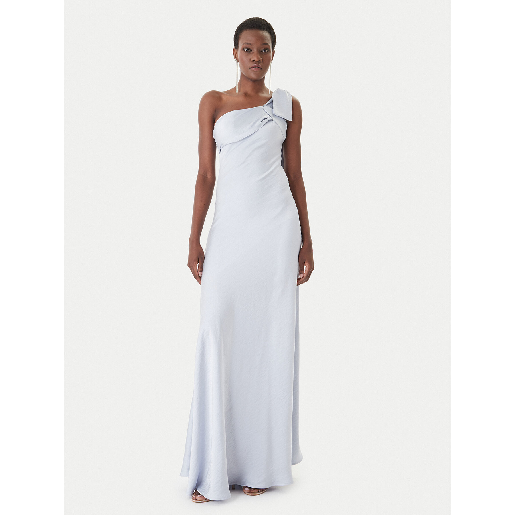 Eleh Sukienka wieczorowa SS260382 Błękitny Slim Fit