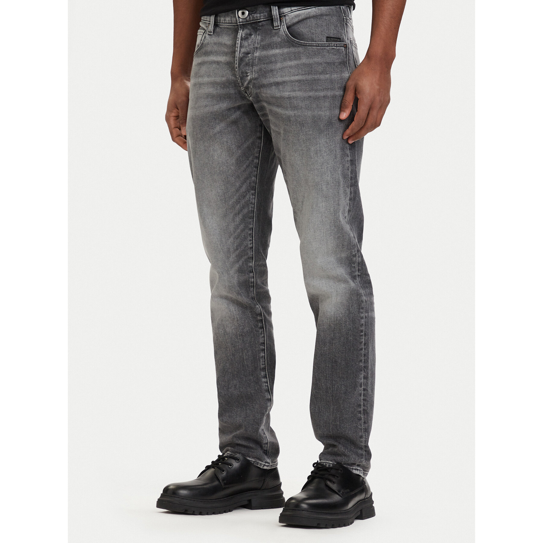 G-Star Raw Jeansy 3301 51003-C293-B466 Szary Regular Fit