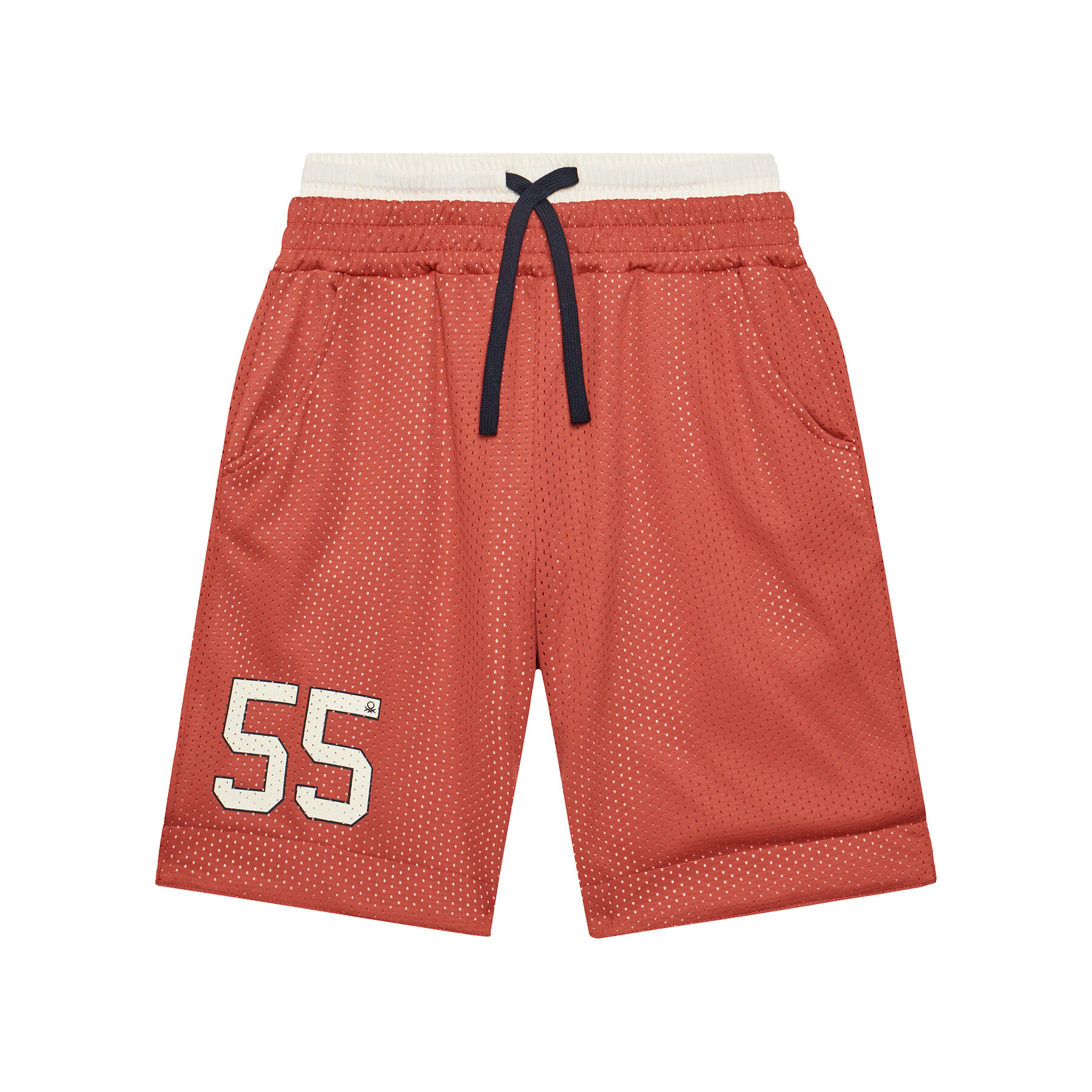 United Colors Of Benetton Szorty sportowe 3FJGC903C Czerwony Regular Fit