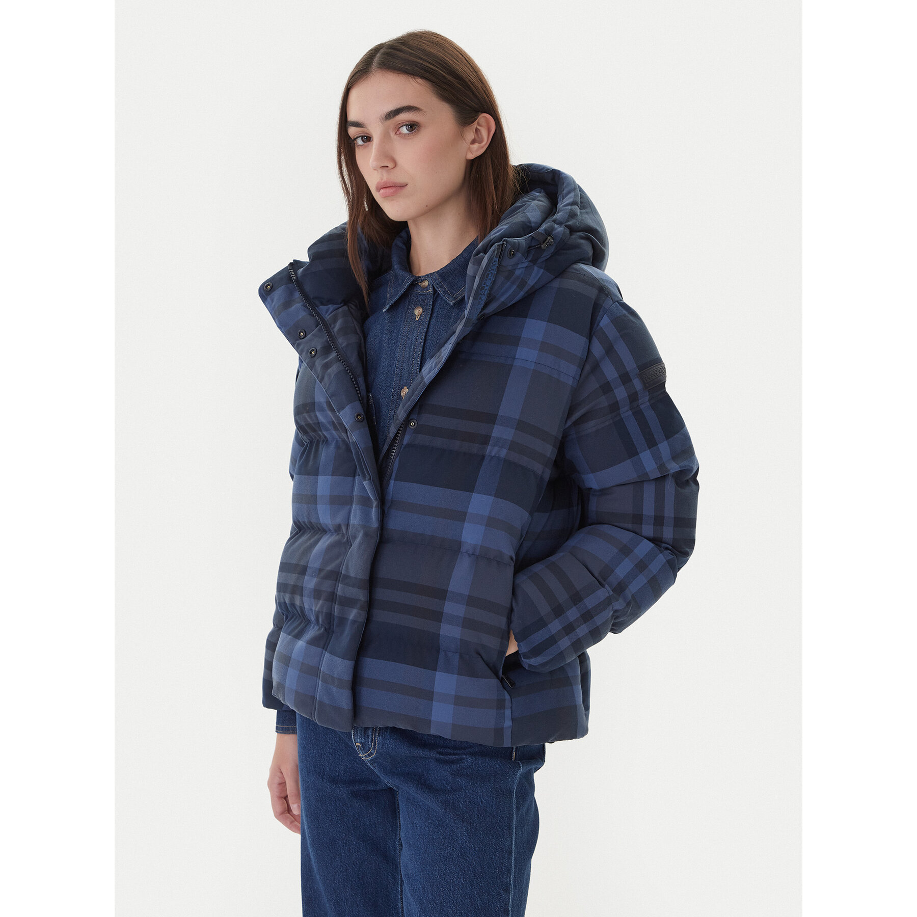 Napapijri Kurtka zimowa A-Glane NP0A4HHD Granatowy Regular Fit