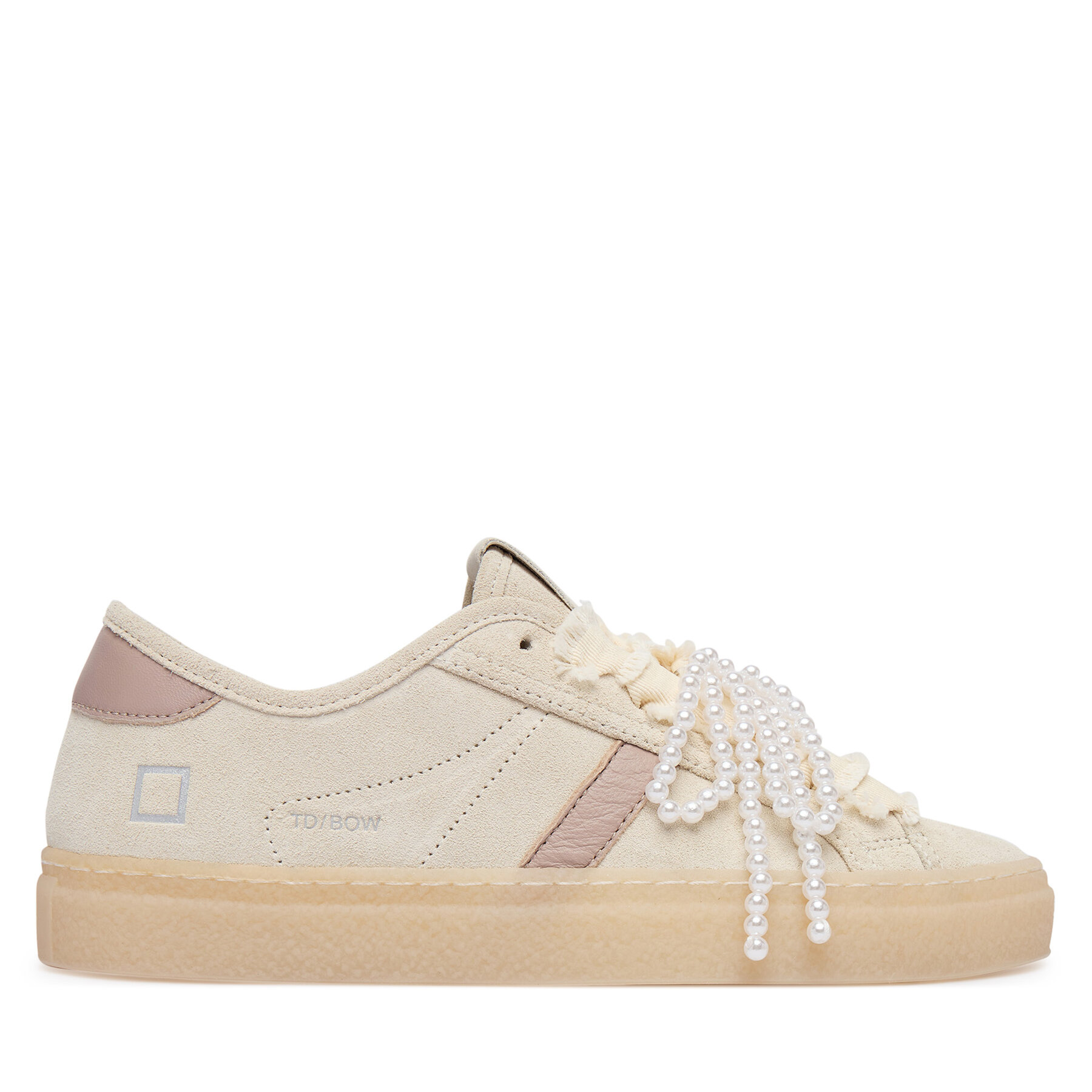 D.A.T.E. Sneakersy Tender W441-TE-BW Beżowy