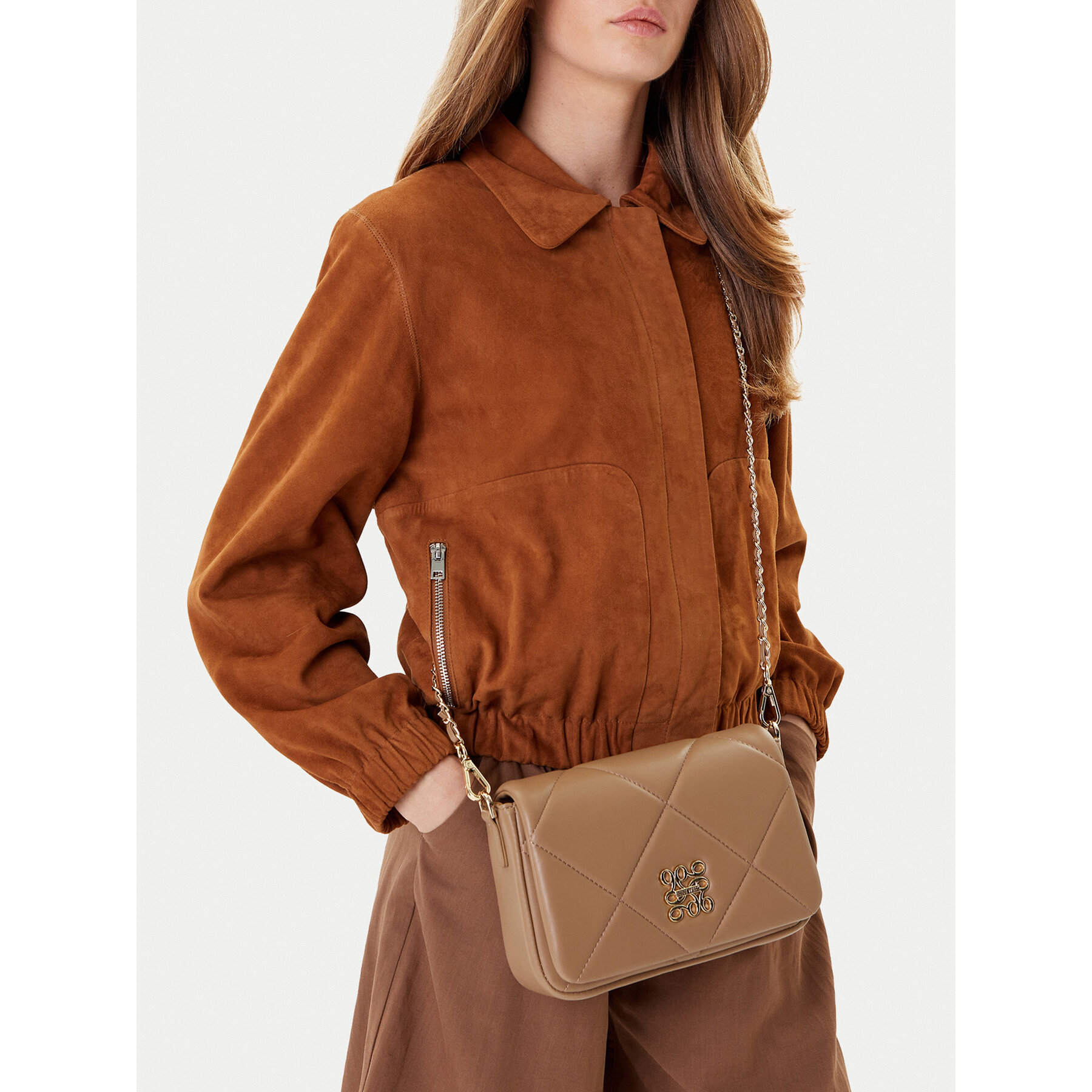 Nine West Torebka CEO-ANNA-LA482-3299 Beżowy