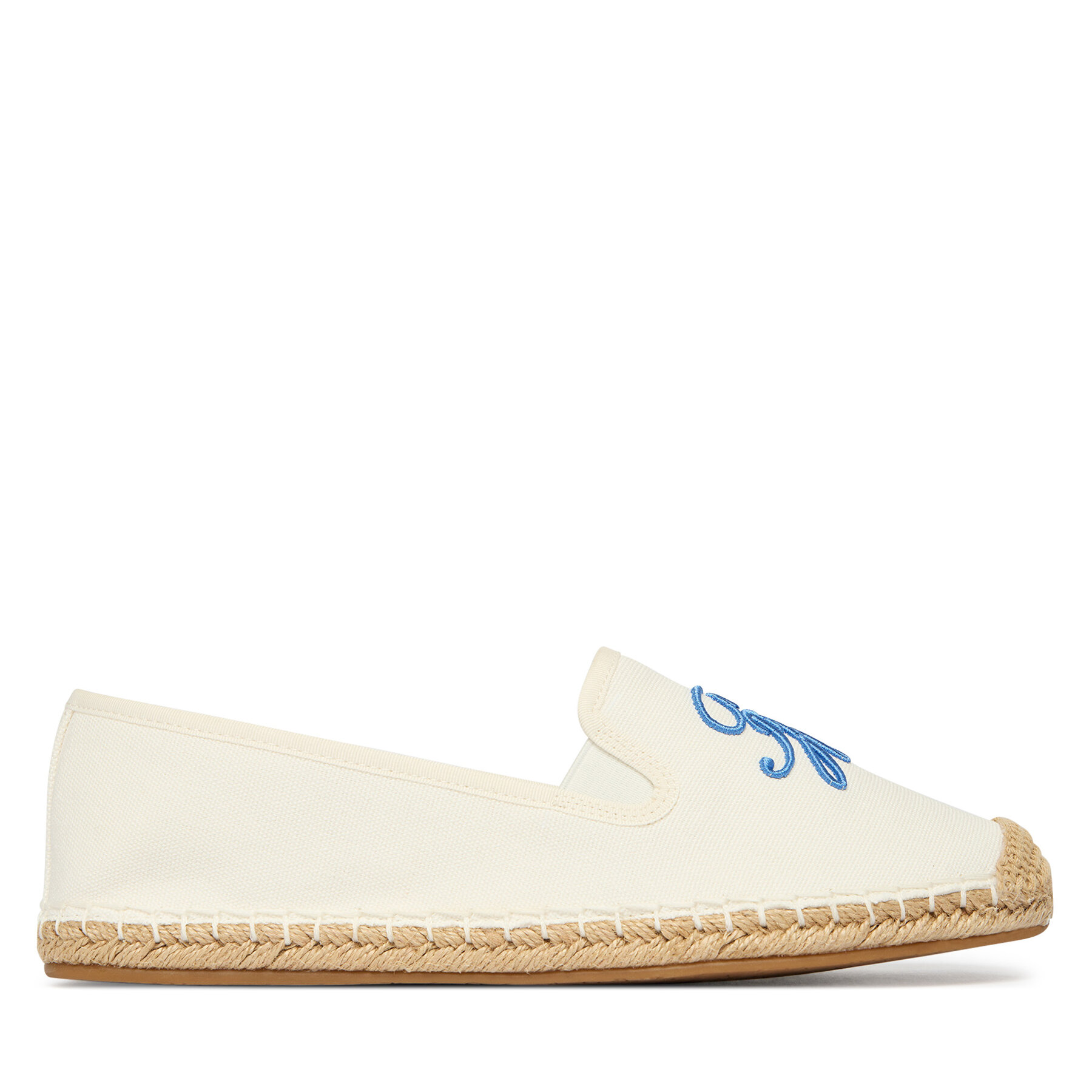 Tommy Hilfiger Espadryle Th Script Summer Espadrille FW0FW09240 Biały