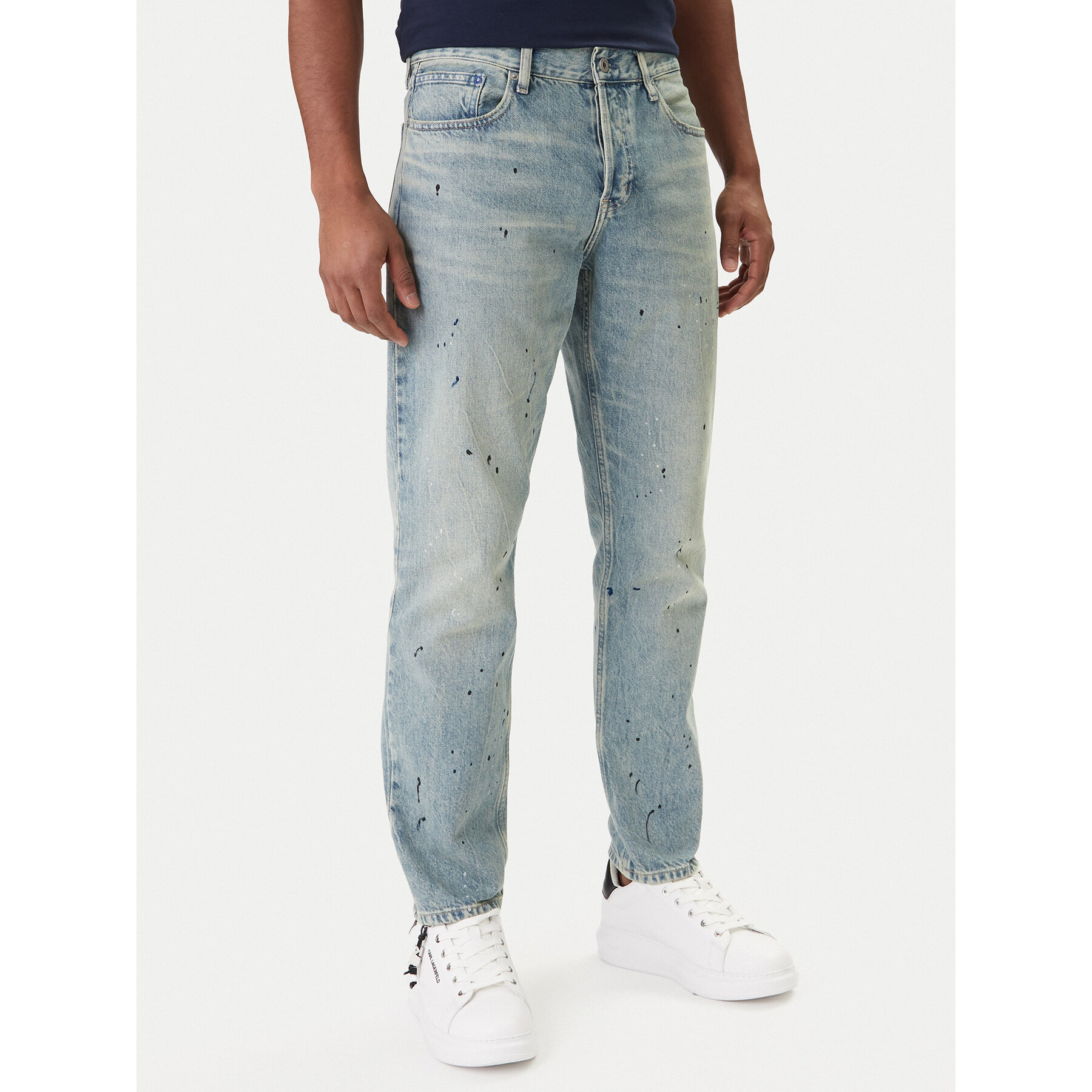 Karl Lagerfeld Jeans Jeansy B1M10054 Niebieski Tapered Fit