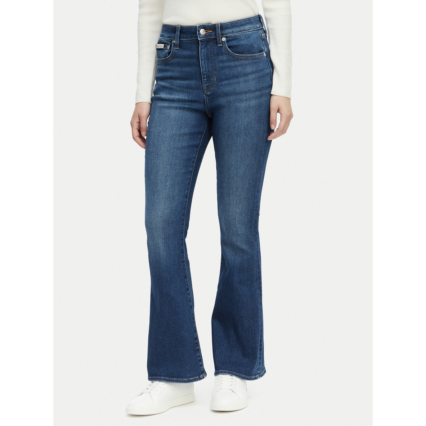 Calvin Klein Jeans Jeansy LV047G917G Niebieski Bootcut Fit