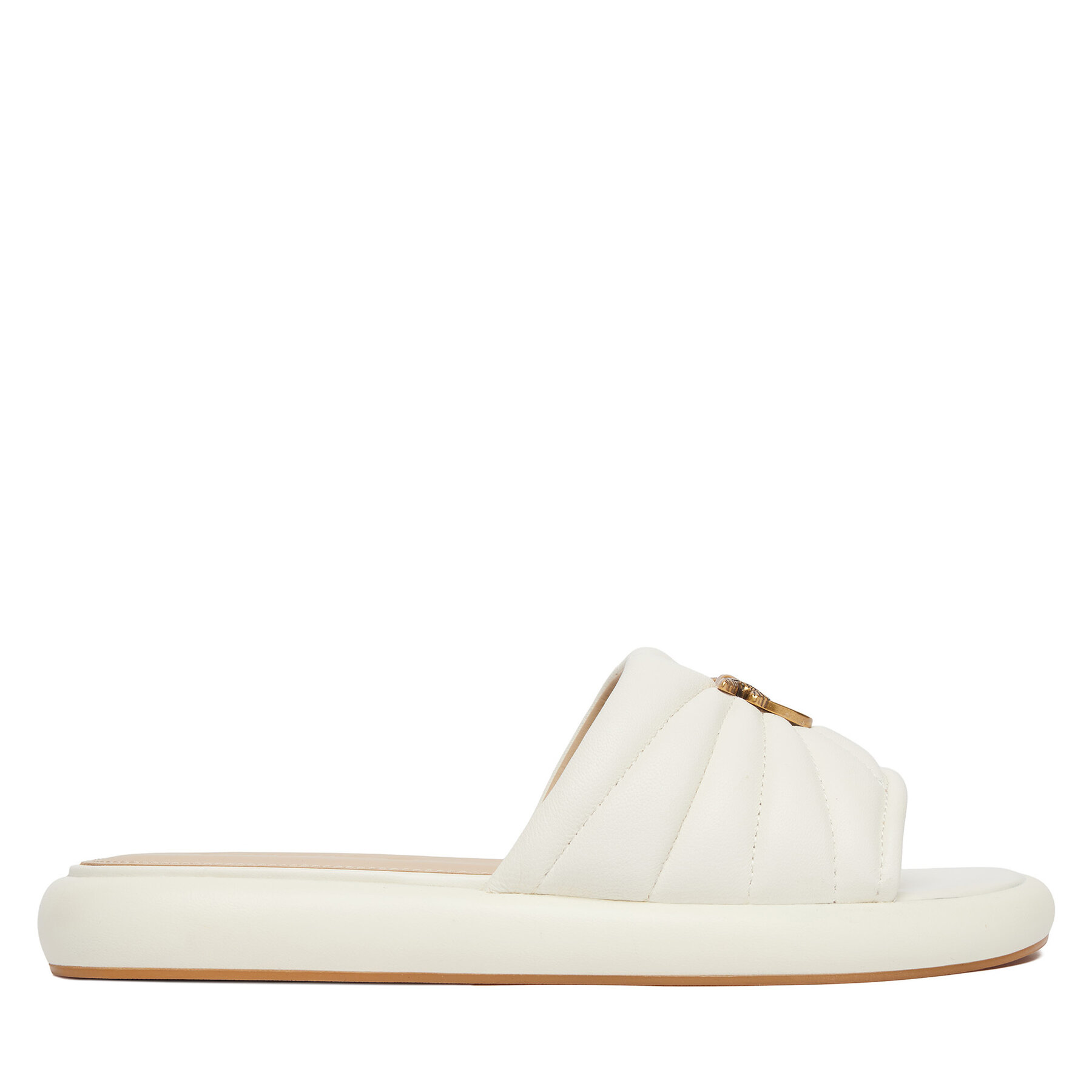 PINKO Klapki Fiona 03 SD0525 P003 Écru