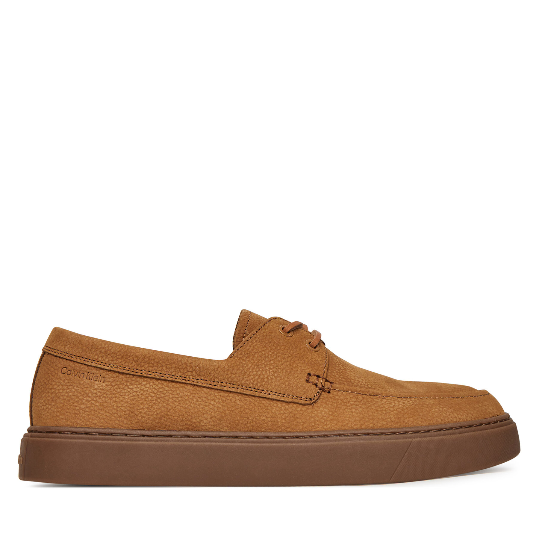 Calvin Klein Półbuty Hybrid Lace Up Boat Nu HM0HM01892 Brązowy