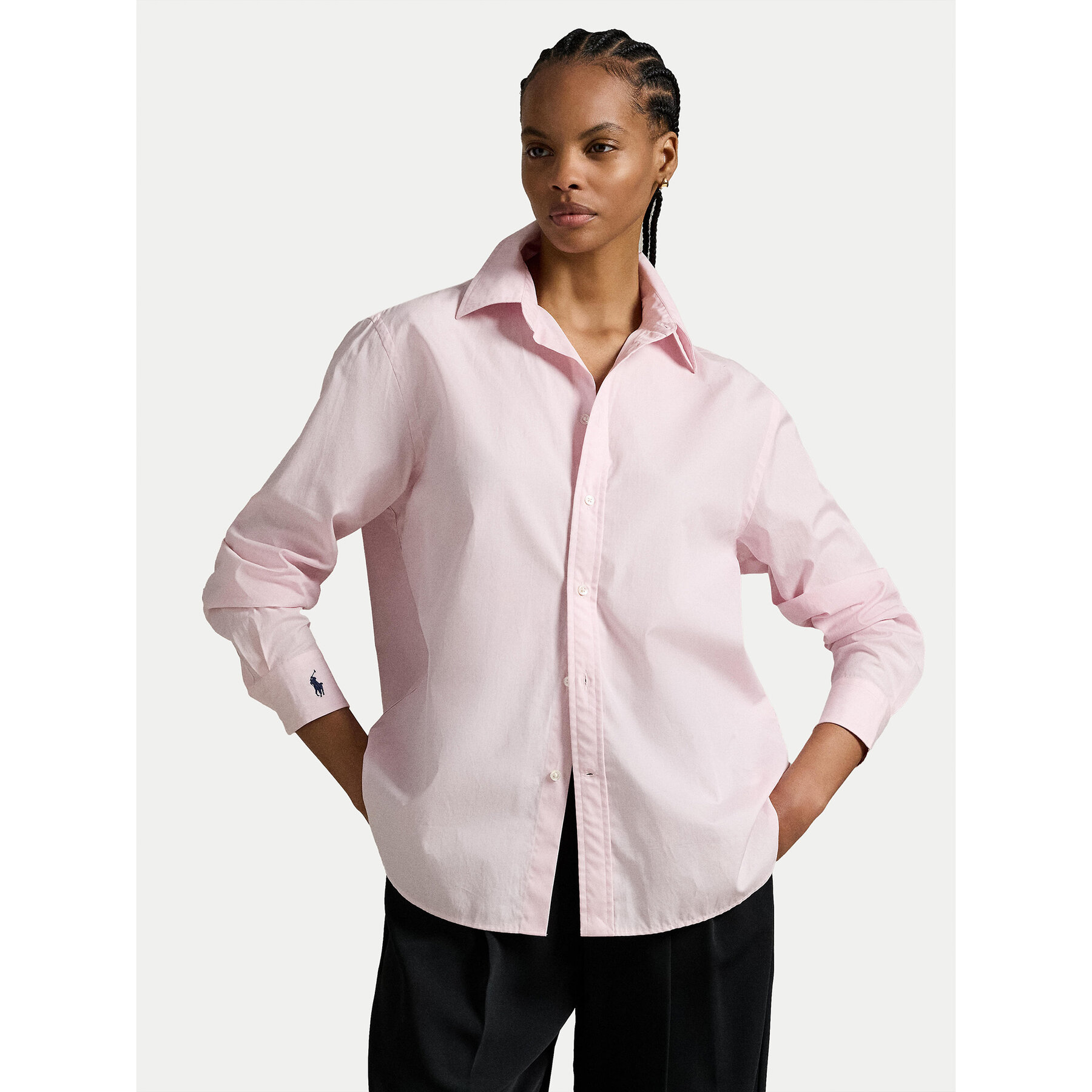 Polo Ralph Lauren Koszula 211968220003 Różowy Oversize