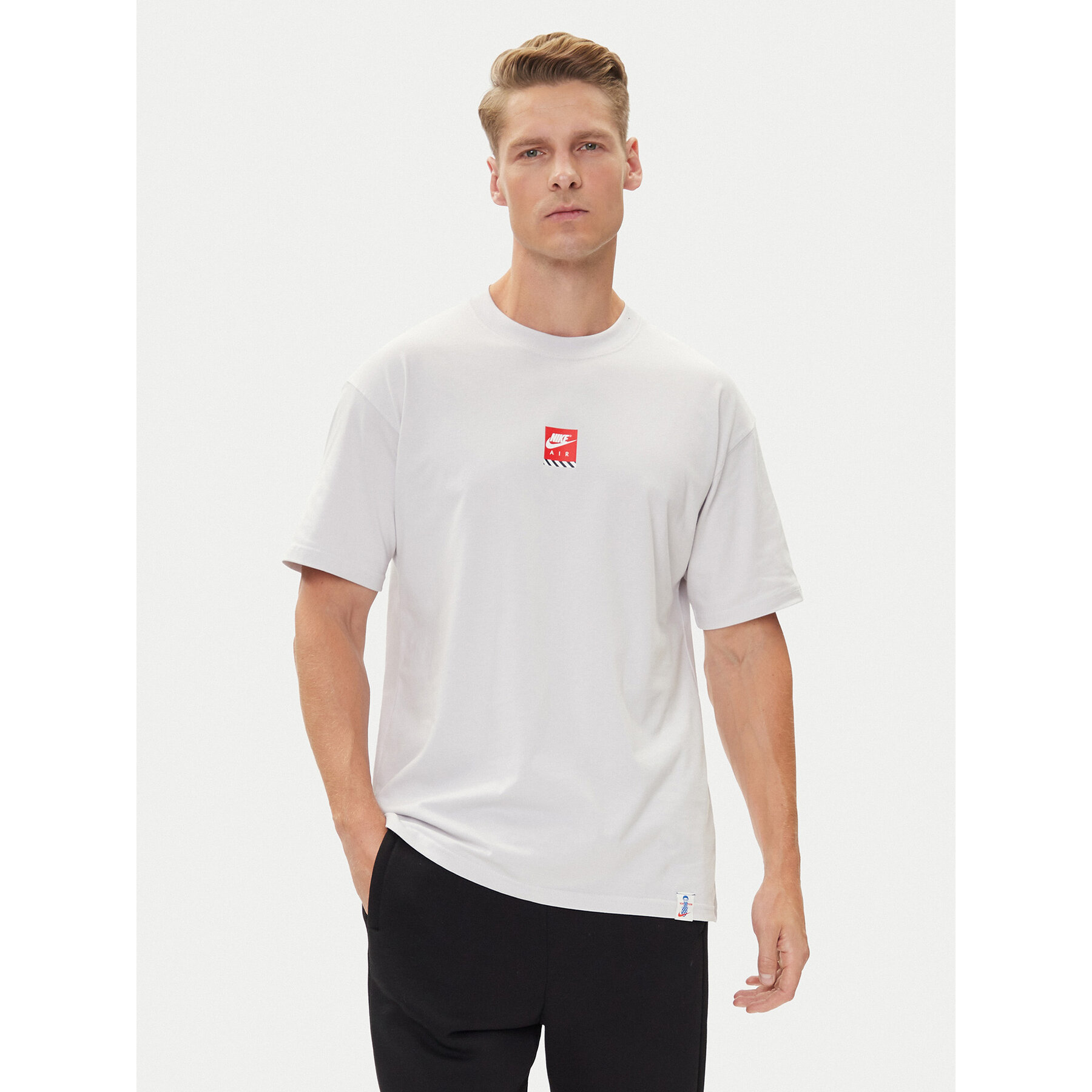Nike T-Shirt HJ0768 Szary Regular Fit