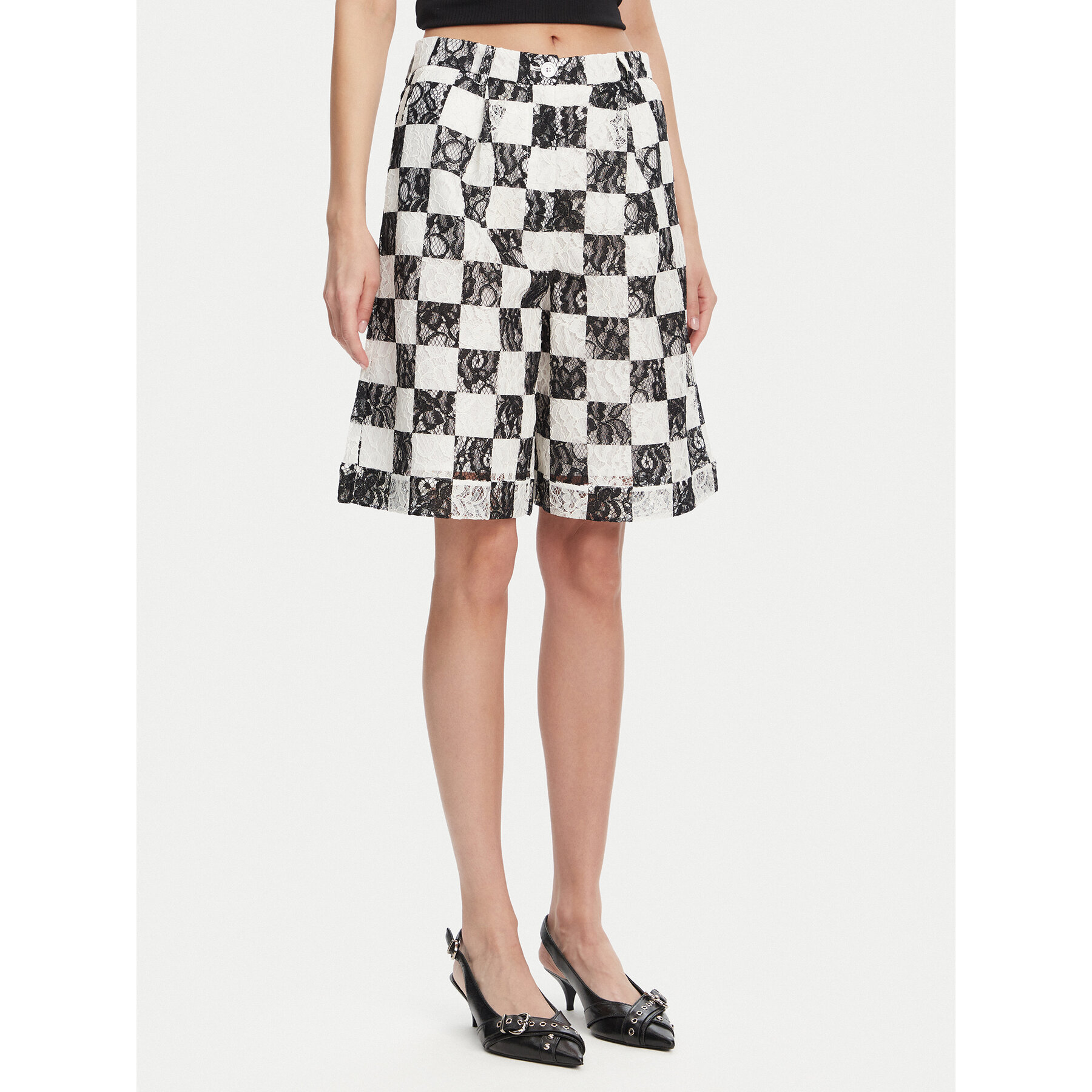 PINKO Szorty materiałowe 105295 A2MF Biały Regular Fit