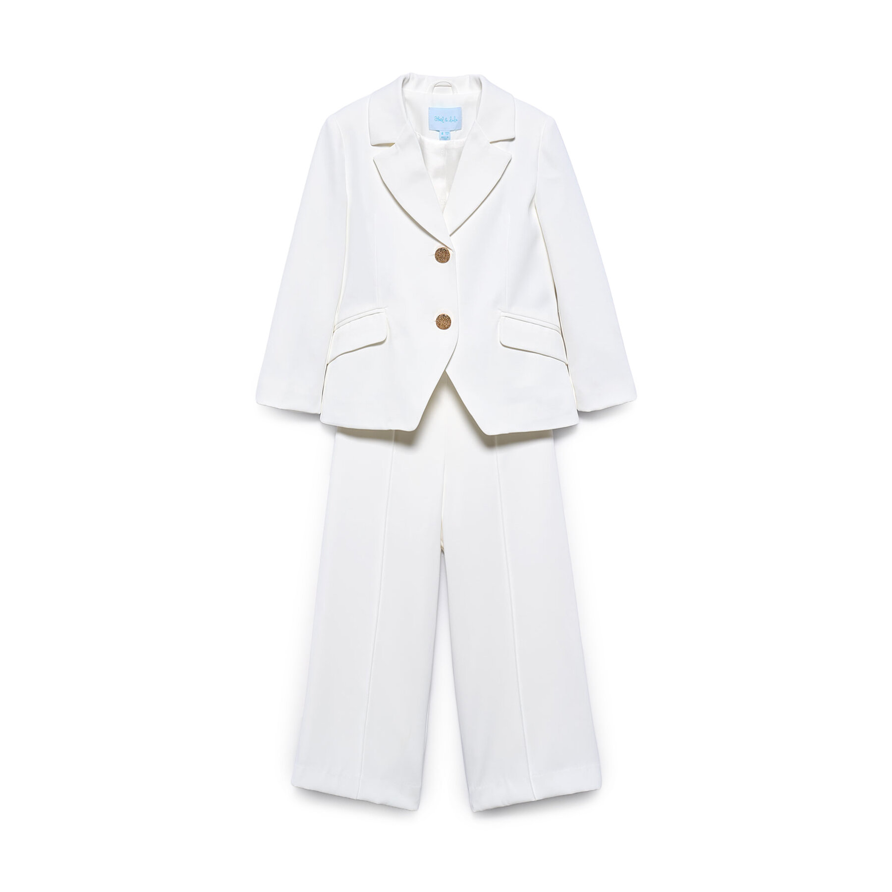 Abel & Lula Garnitur 5218 Biały Regular Fit