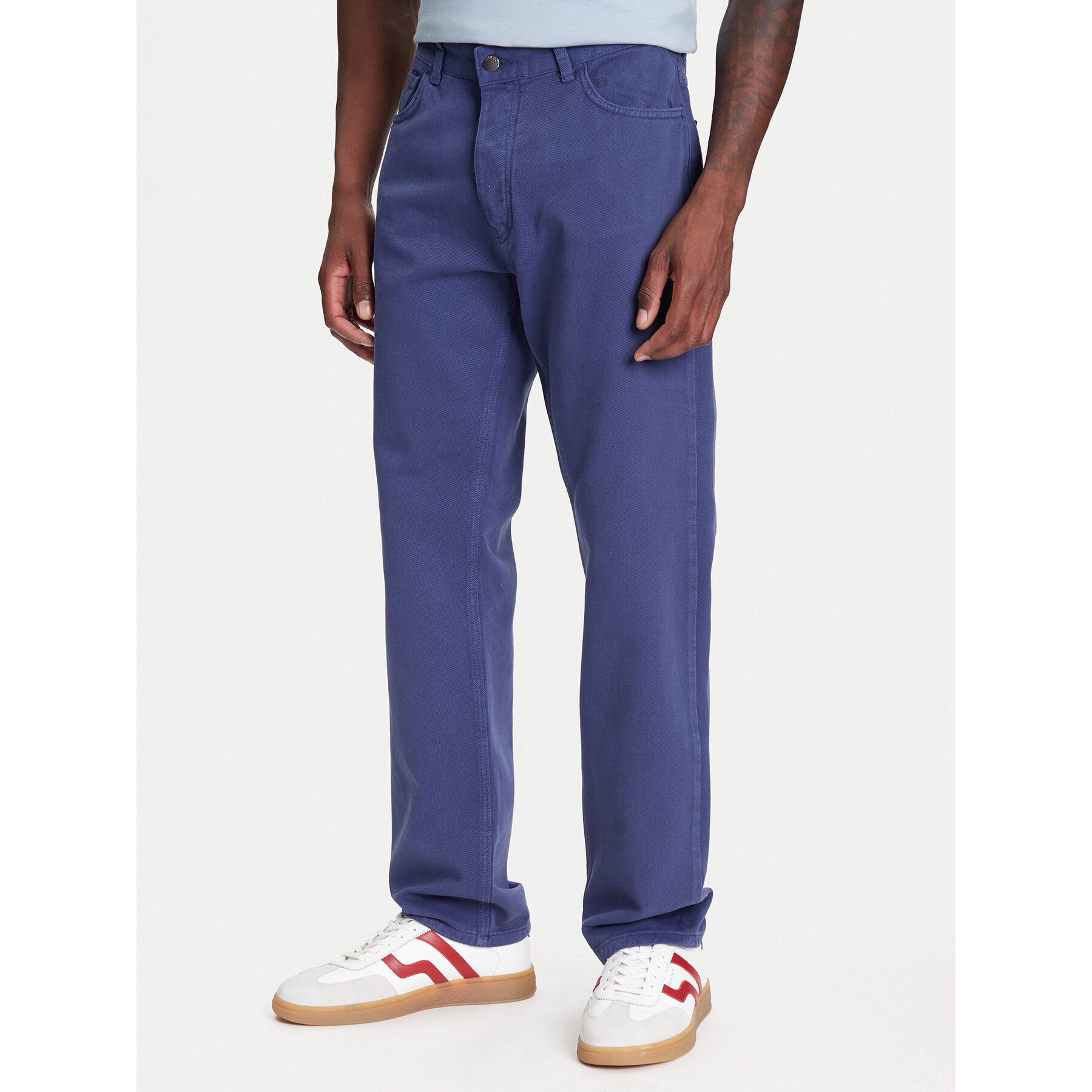 United Colors Of Benetton Jeansy 4RZVUE01W Niebieski Straight Fit