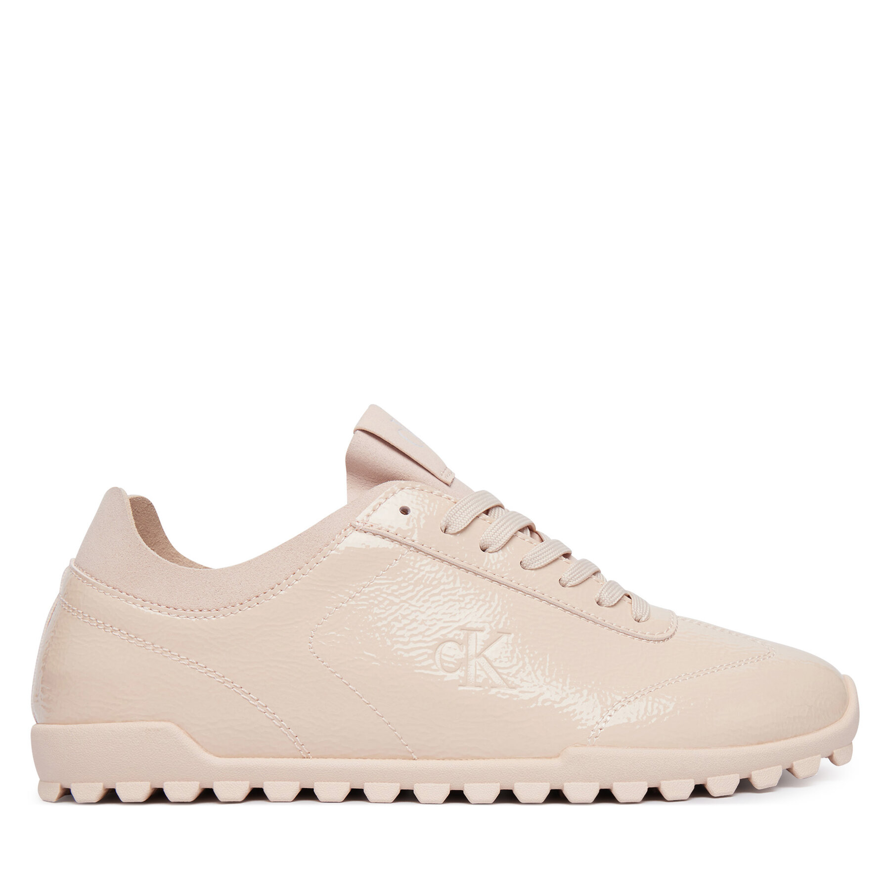 Calvin Klein Sneakersy Low Profile Run Mg Pol Mix Mat HW0HW03284 Beżowy