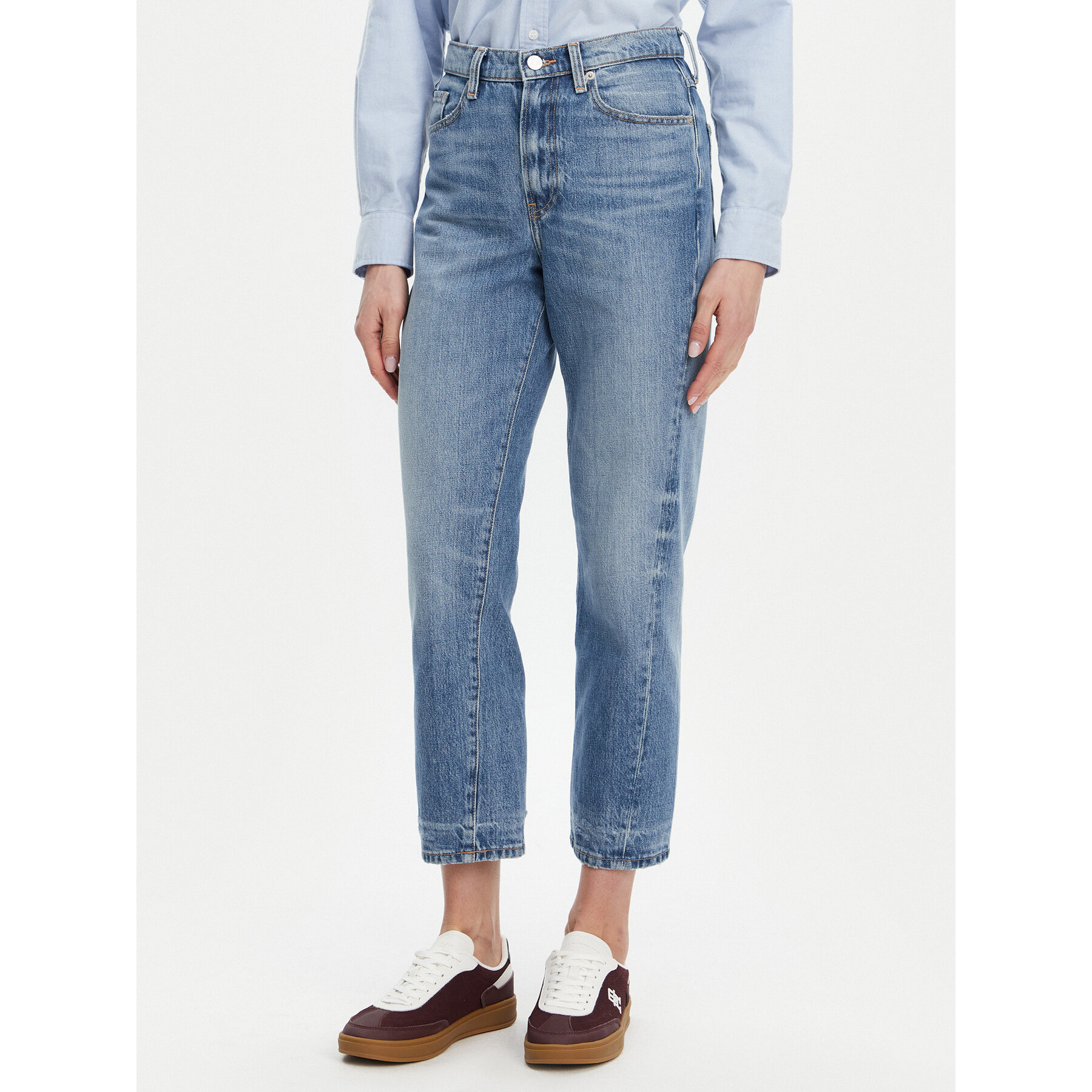 Tommy Hilfiger Jeansy Classic WW0WW44355 Niebieski Straight Fit