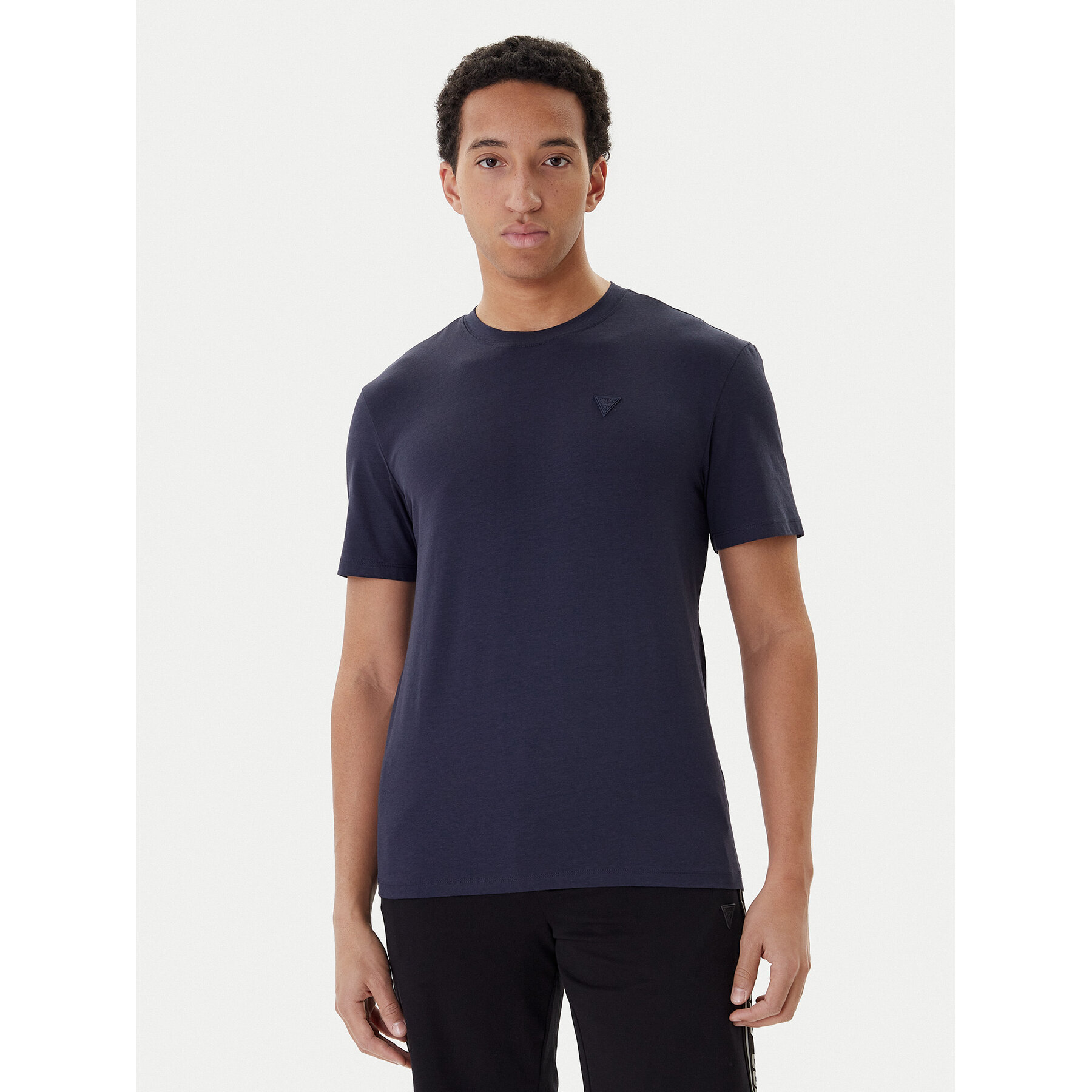 Guess T-Shirt Z2YI12 JR06K Granatowy Regular Fit