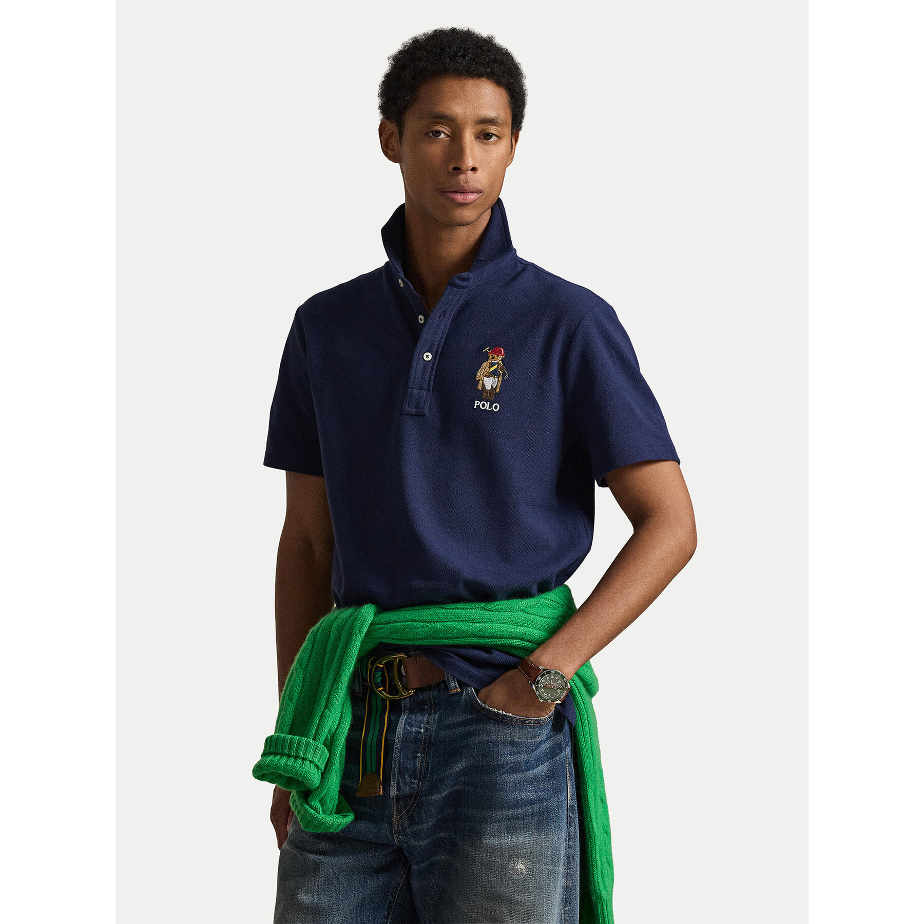 Polo Ralph Lauren Polo 710B16616001 Granatowy Regular Fit
