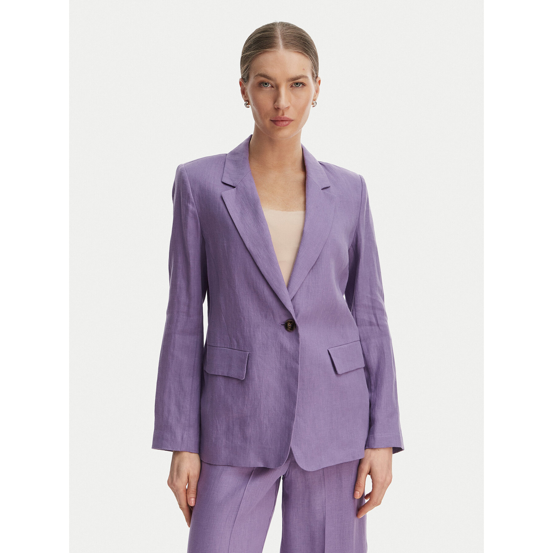 Marella Marynarka Vincita 2615041012 Fioletowy Regular Fit