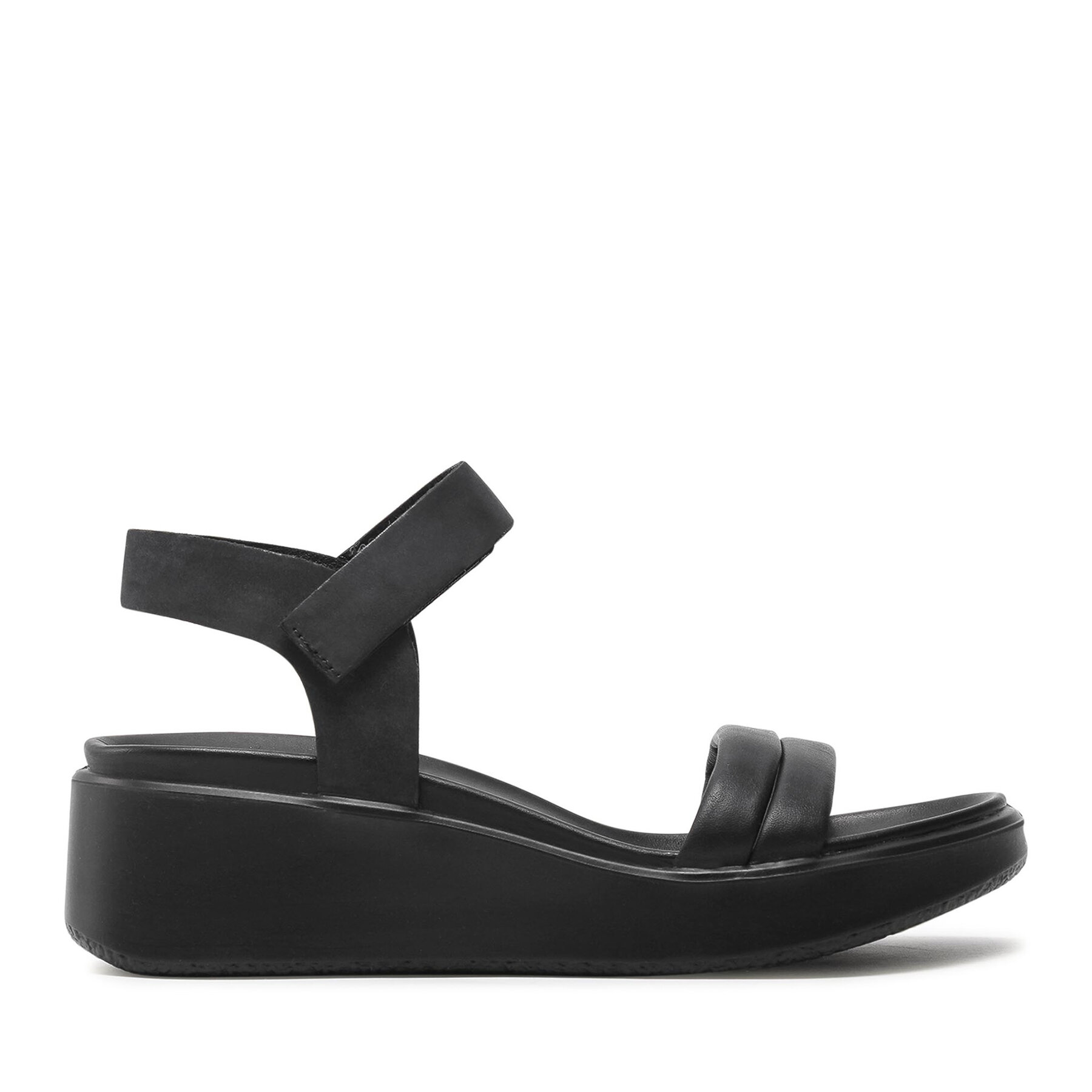 ECCO Sandały Flowt Wedge Lx W 27330351052 Czarny