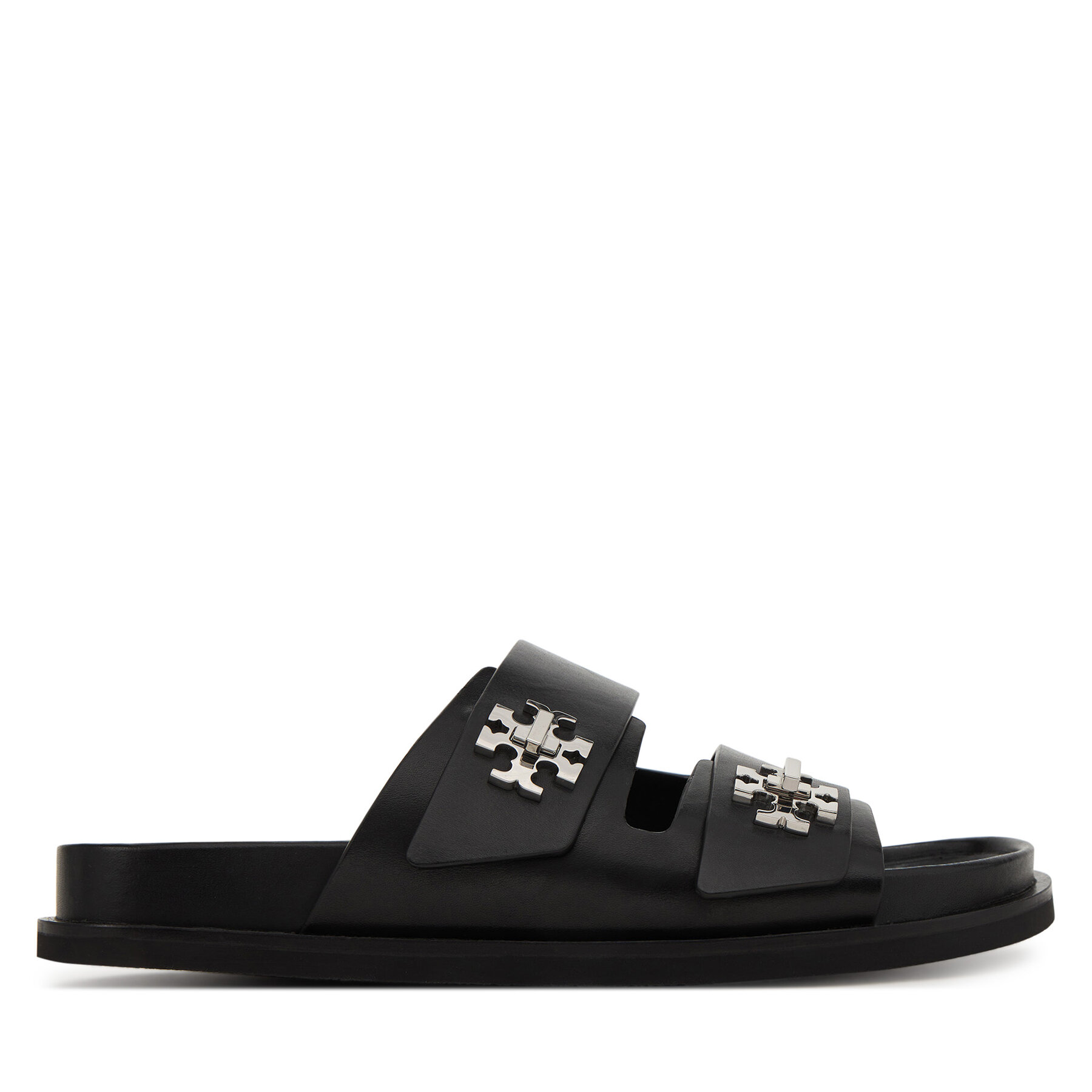 Tory Burch Klapki T Lock Sport Slide 175640 Czarny