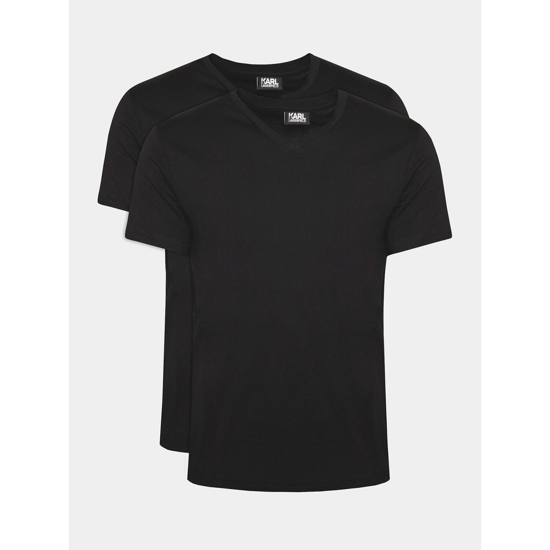 KARL LAGERFELD Komplet t-shirtów 765001 500298 Czarny Slim Fit