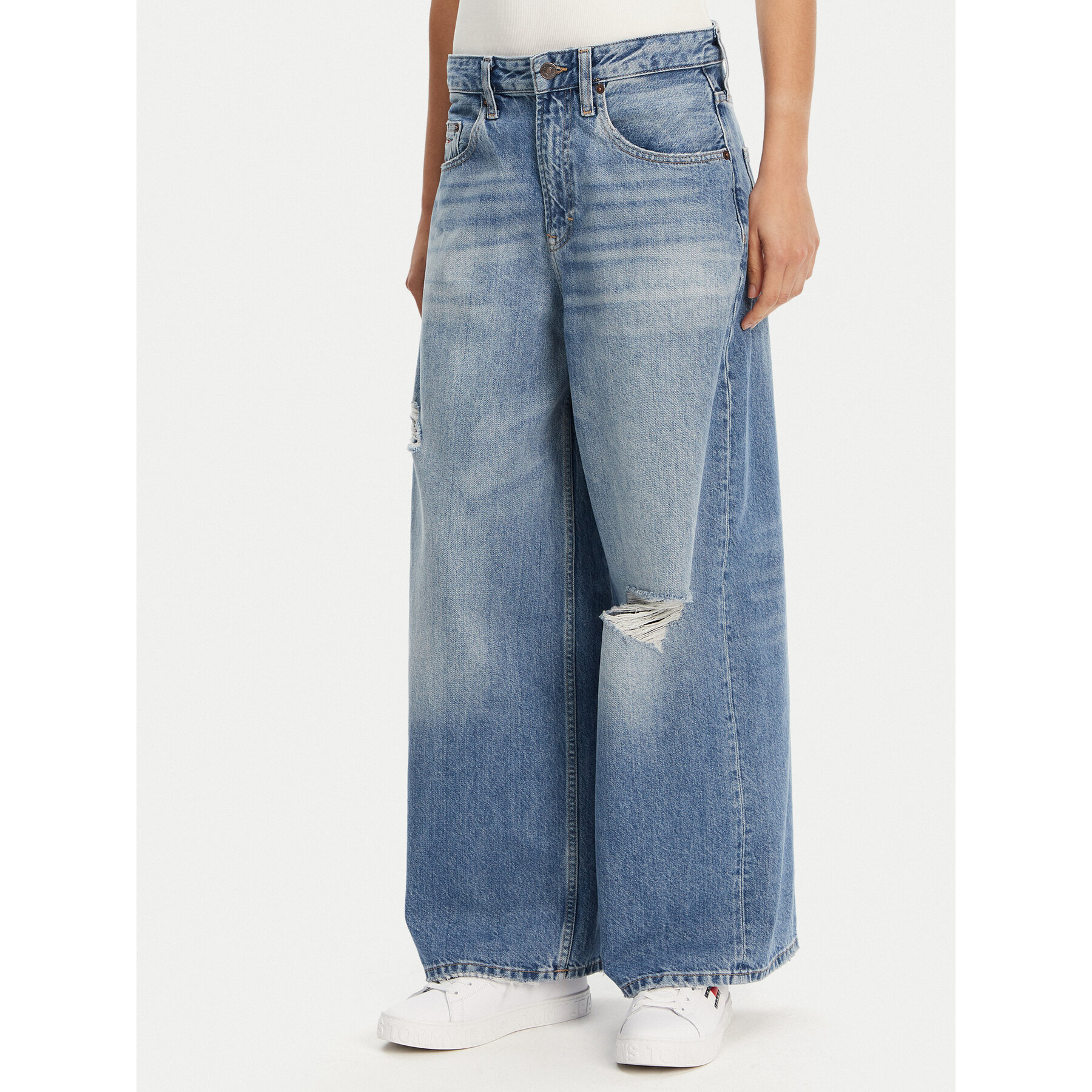 Tommy Jeans Jeansy Charlie DW0DW21277 Niebieski Loose Fit