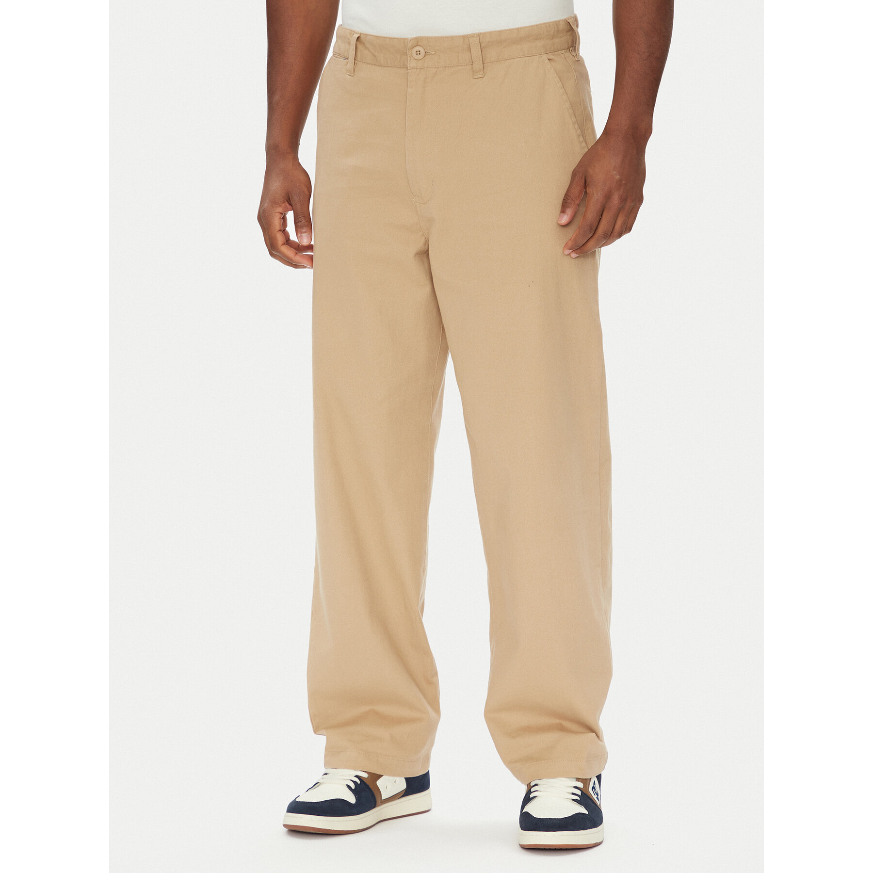 DC Shoes Chinosy Worker Baggy ADYNP03097 Beżowy Baggy Fit