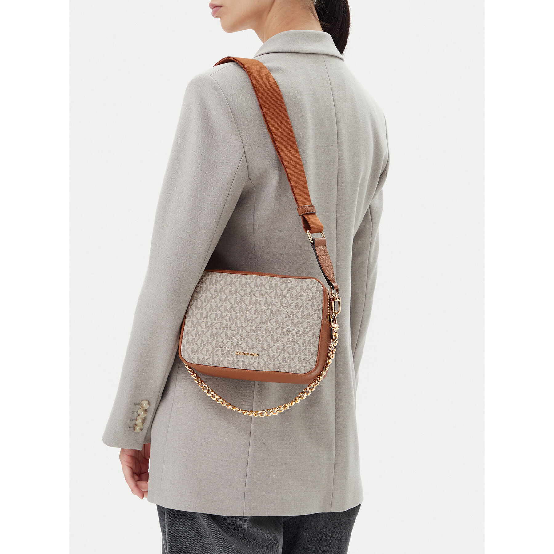 MICHAEL Michael Kors Torebka Bryant 32S5GYTC5B Écru