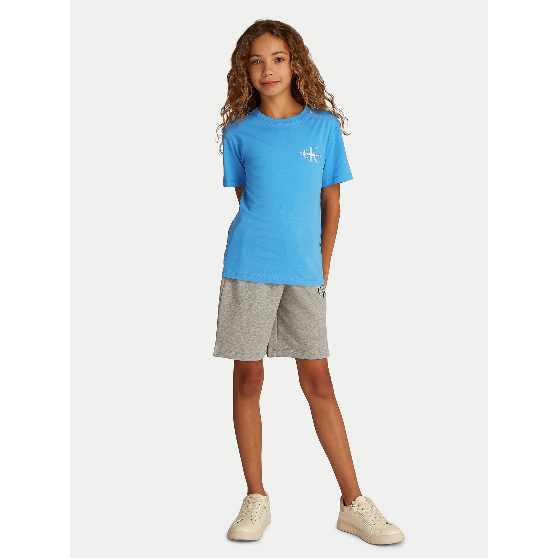 Calvin Klein Jeans T-Shirt IU0IU00678 Niebieski Regular Fit