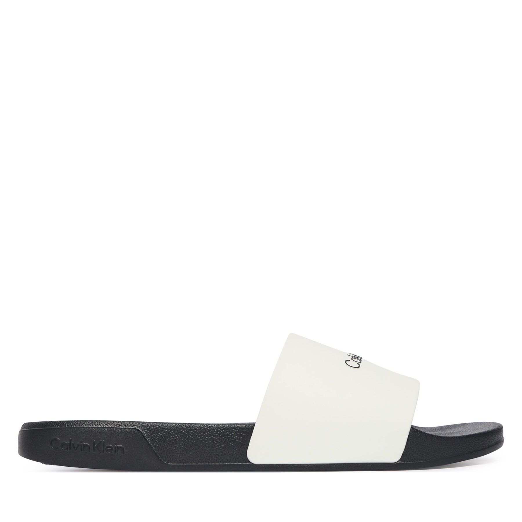 Calvin Klein Klapki Ess Slide Monobrand Cv HM0HM02107 Biały