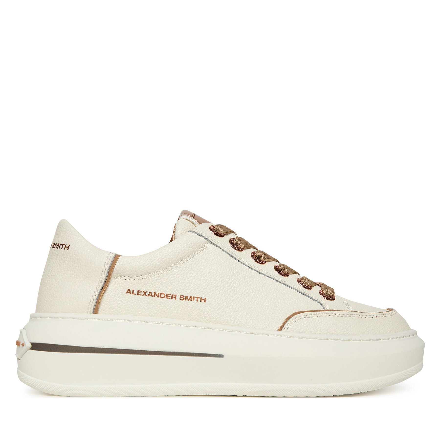Alexander Smith Sneakersy Lancaster ASBCLSW-1798-FLS Biały