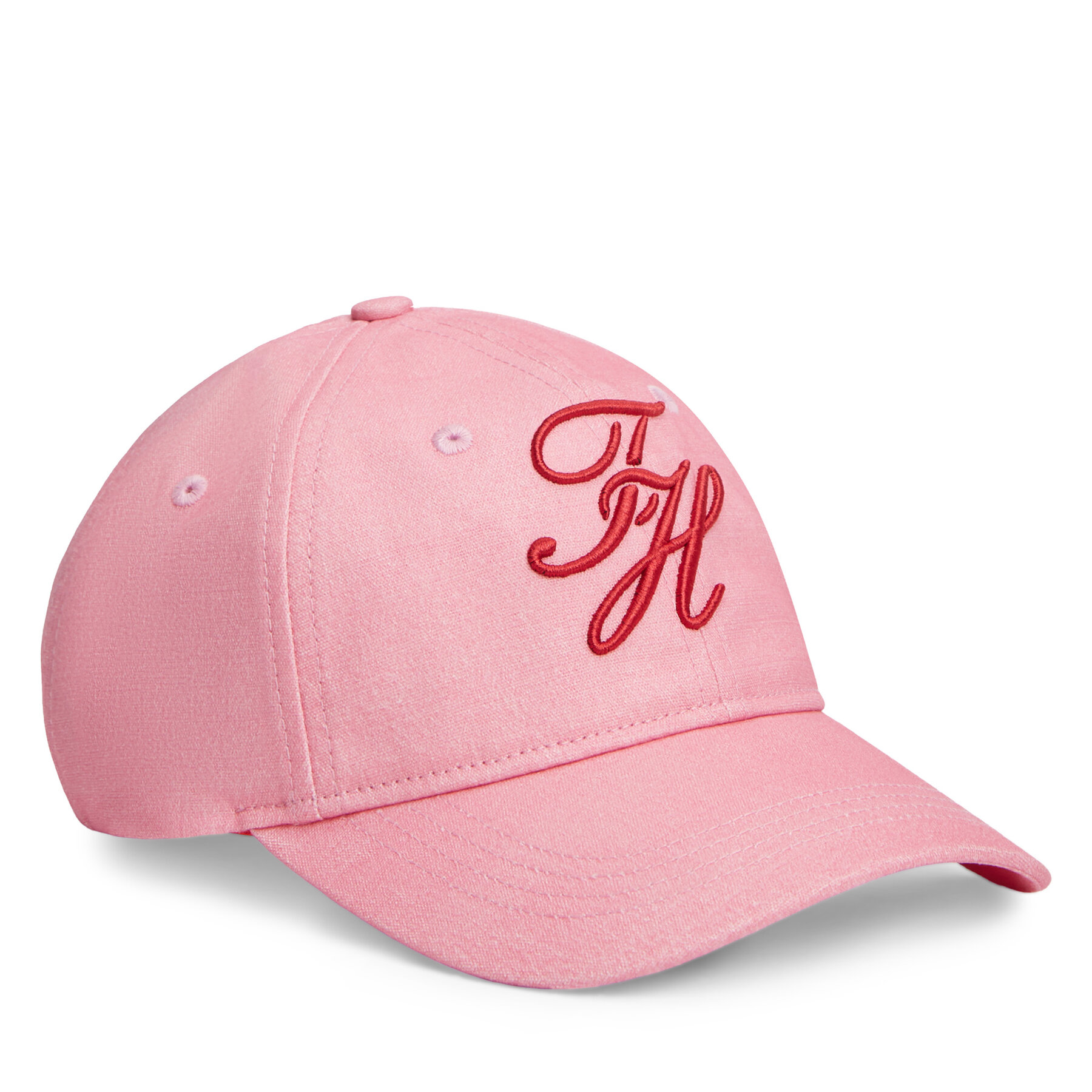 Tommy Hilfiger Czapka z daszkiem Logo Embroidery Baseball Cap AW0AW18338 Różowy