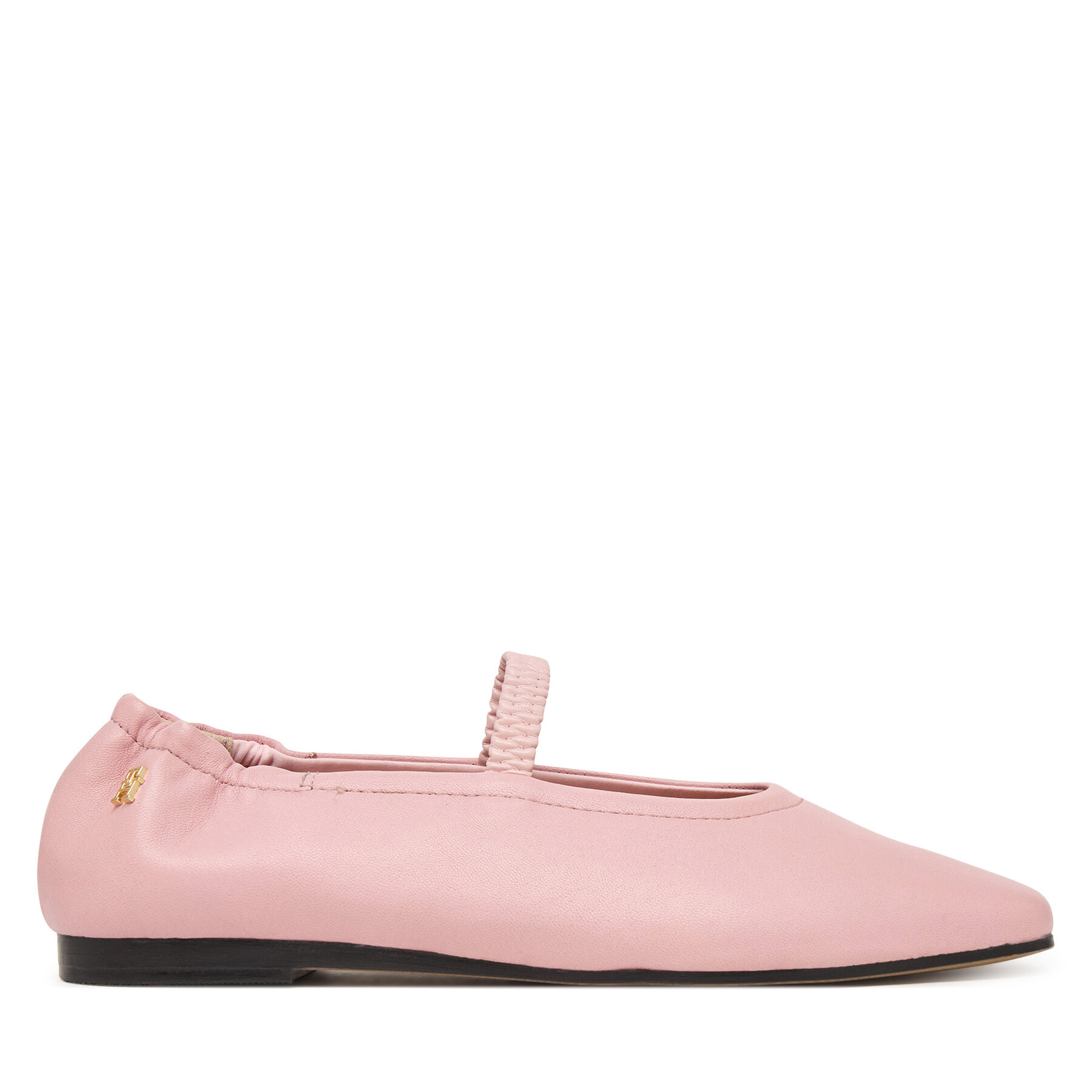 Tommy Hilfiger Baleriny Soft Leather Ellastic Ballerina FW0FW09245 Różowy