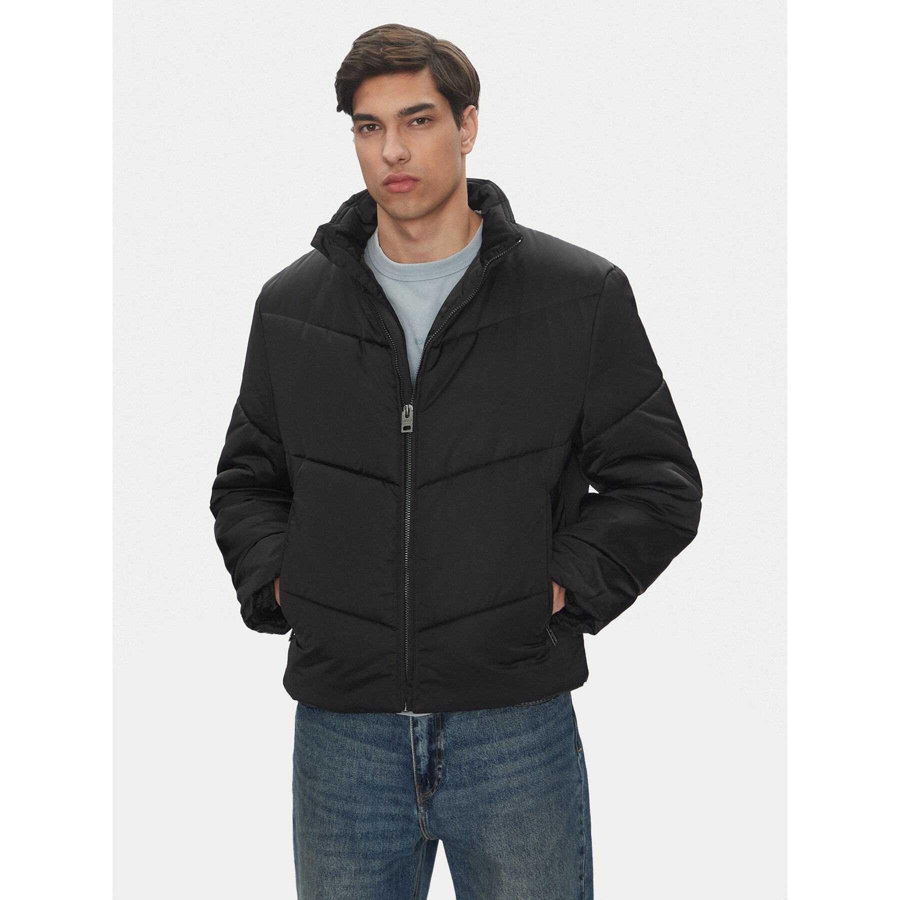HUGO Kurtka zimowa Bero2531 50541590 Czarny Regular Fit
