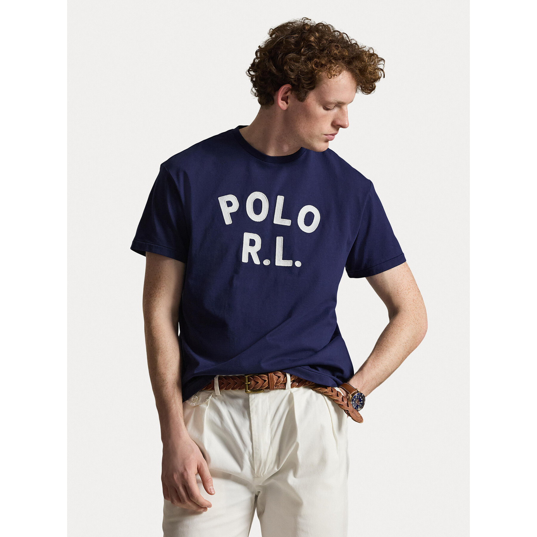 Polo Ralph Lauren T-Shirt 710B20222001 Granatowy Regular Fit