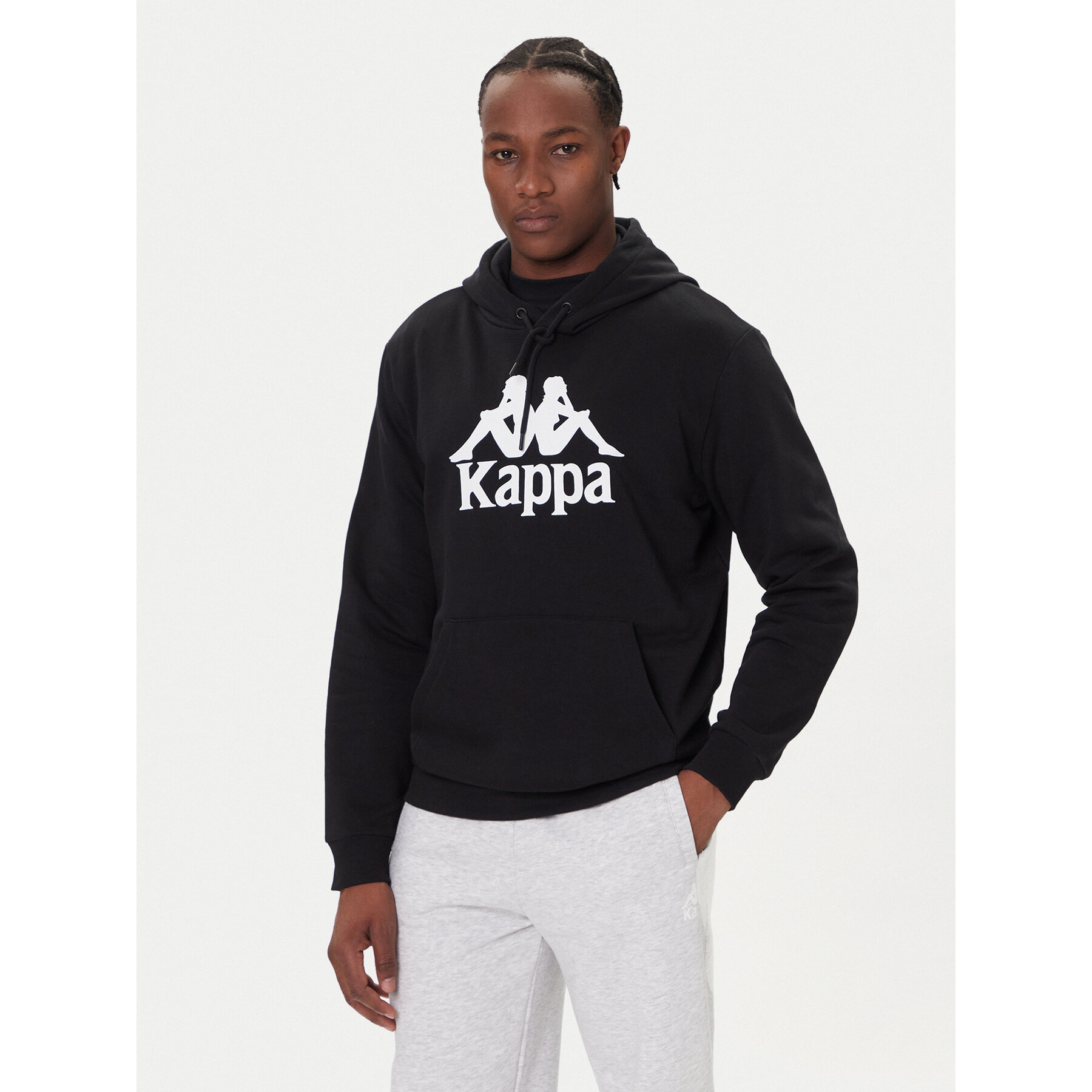 Kappa Bluza Malmo 3 341M43W Czarny Regular Fit
