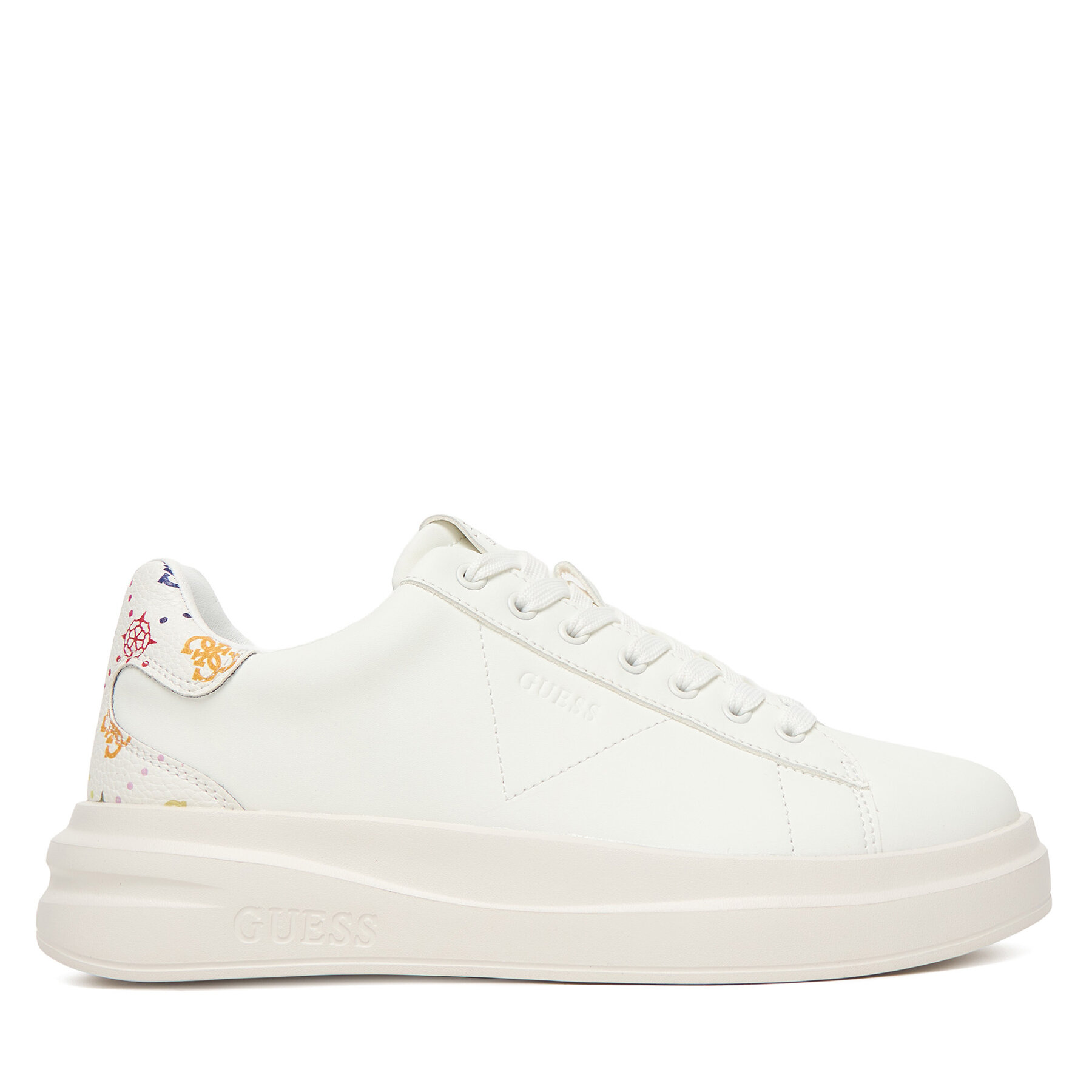 Guess Sneakersy FLPE11 LEA12 Biały