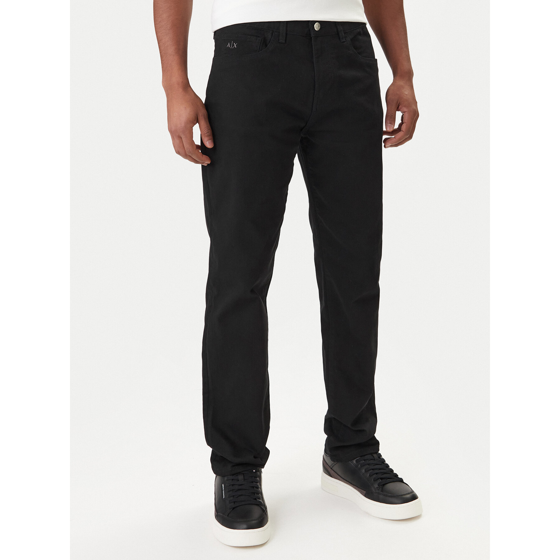 Armani Exchange Jeansy XM000049 AF14267 UC001 Czarny Slim Fit