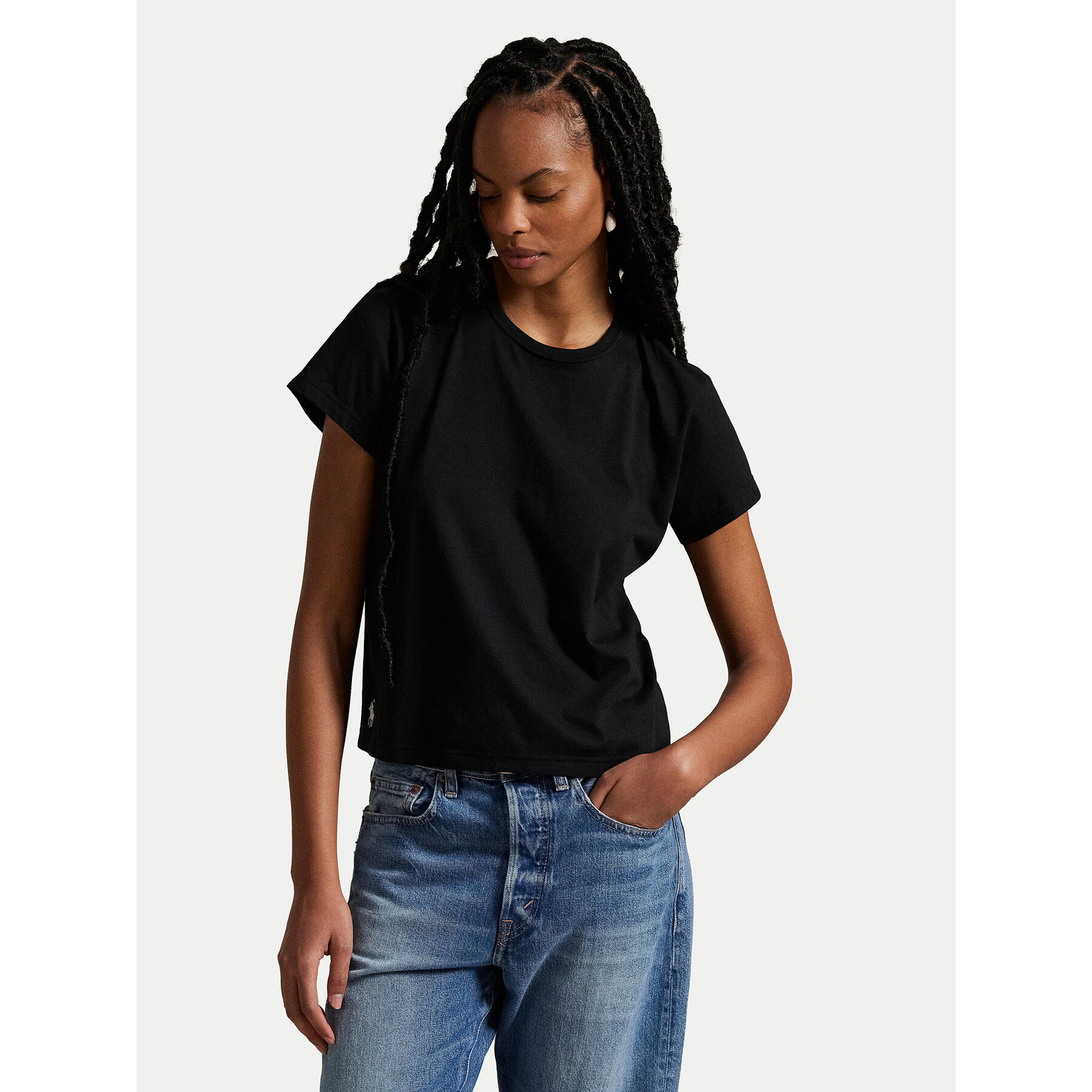 Polo Ralph Lauren T-Shirt 211967102002 Czarny Classic Fit