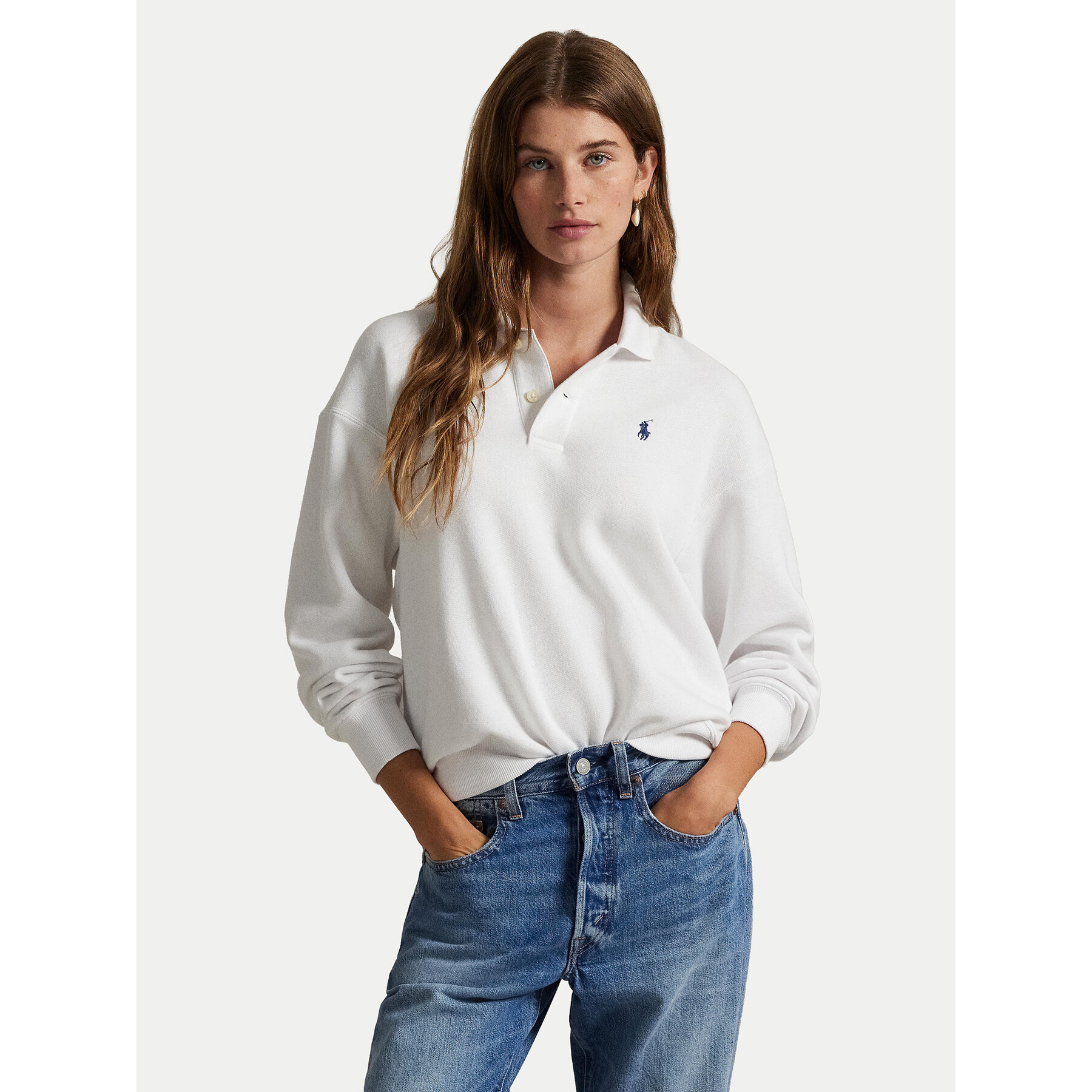 Polo Ralph Lauren Polo 211947966500 Biały Regular Fit