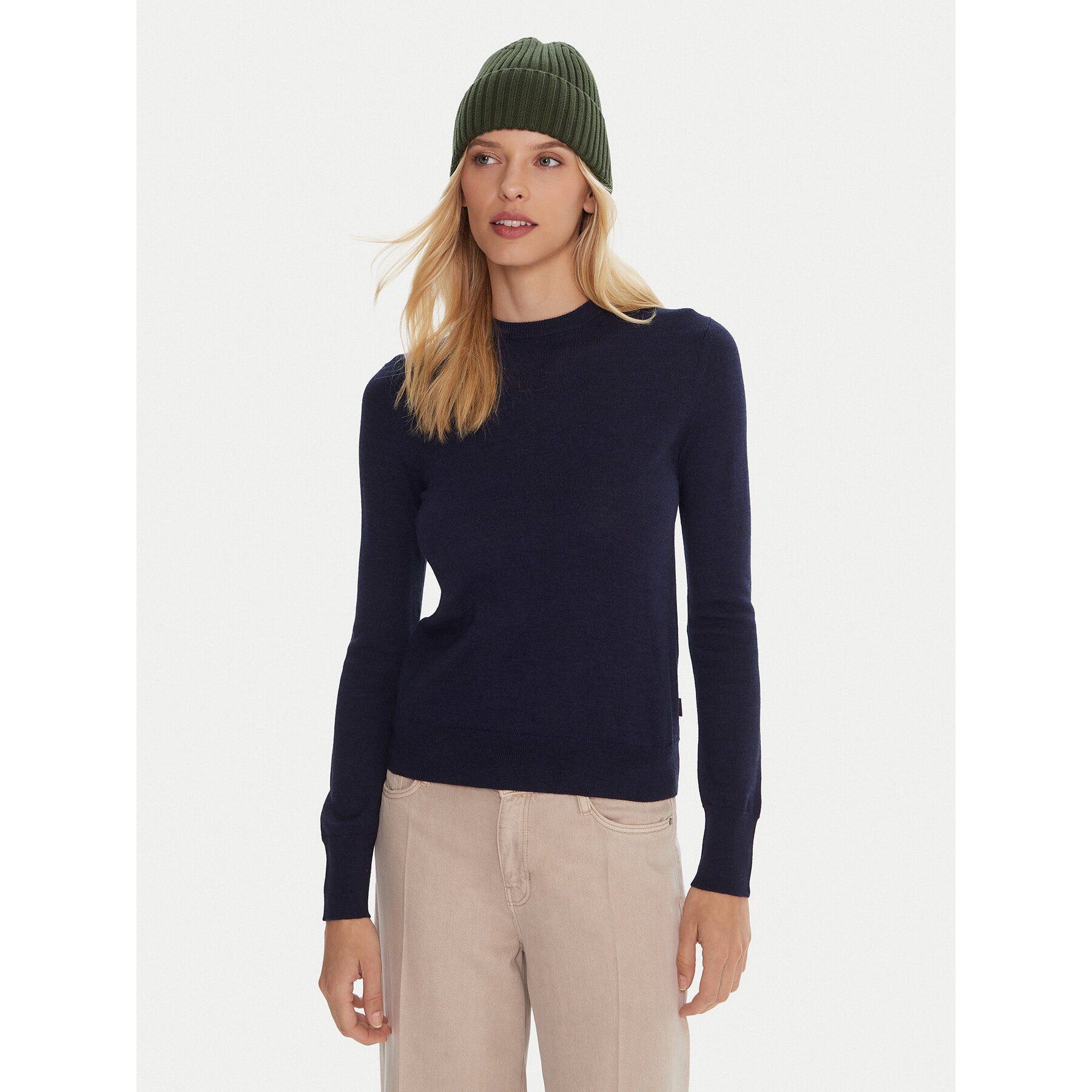 Robe di Kappa Sweter Emmy 64114YW Granatowy Regular Fit