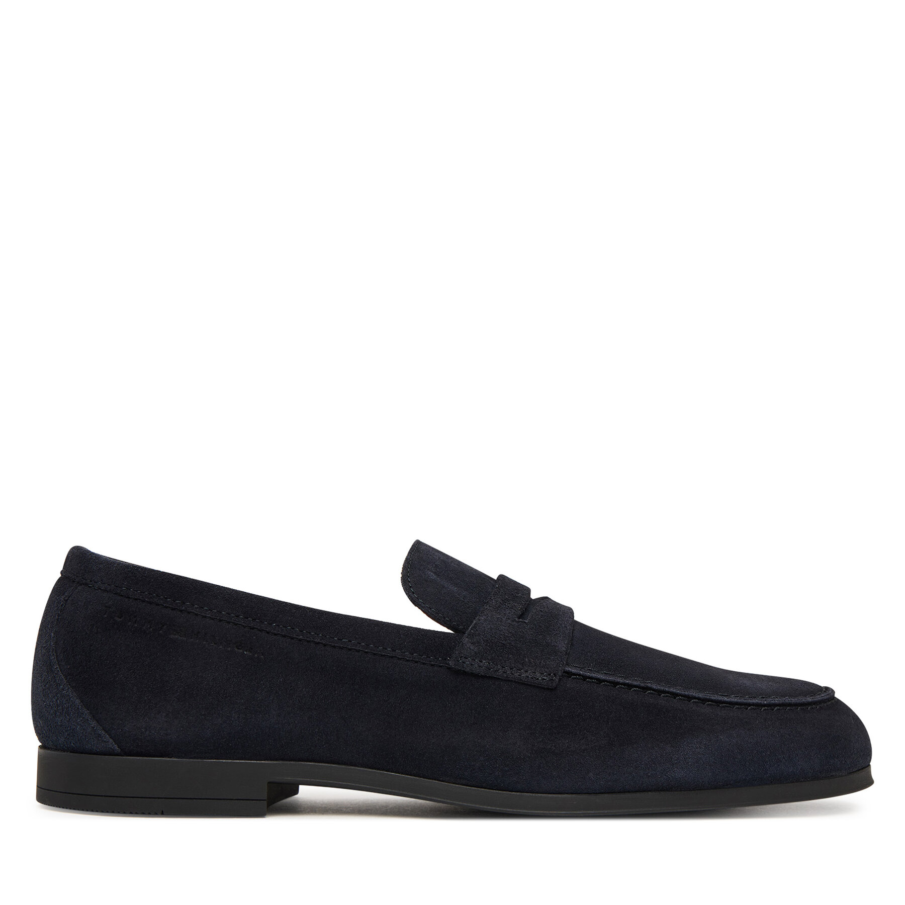 Tommy Hilfiger Loafersy Flexible Slim Suede Loafer FM0FM05745 Niebieski