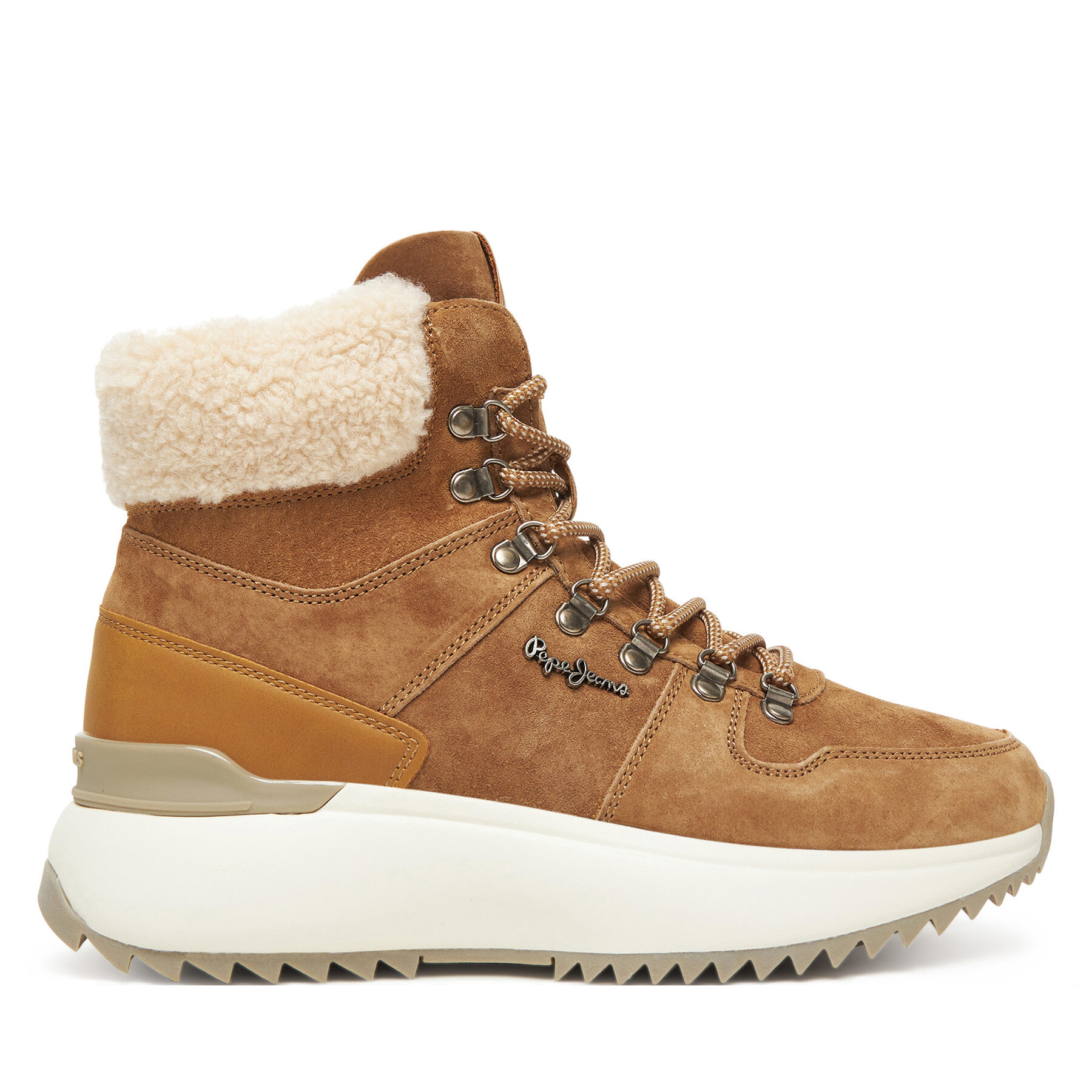 Pepe Jeans Trzewiki Kimi Desert W PLS600023 Brązowy
