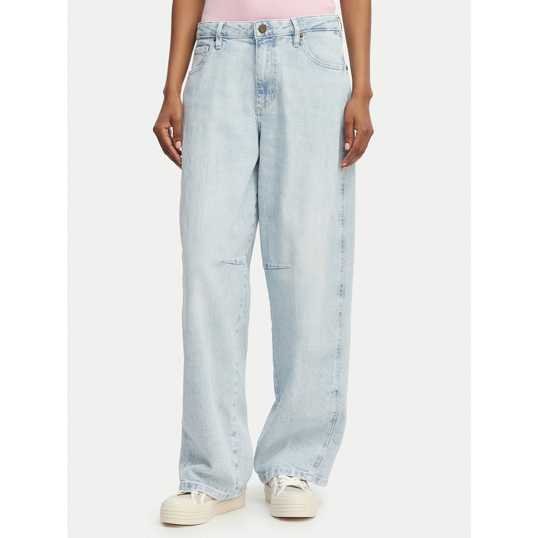 Guess Jeans Jeansy W6GA2X D0029 Niebieski Relaxed Fit