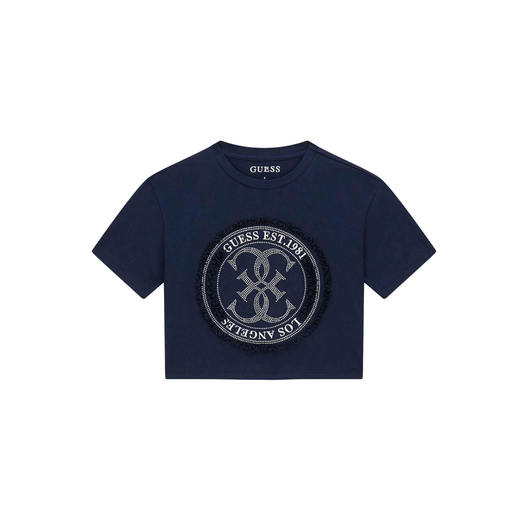 Guess T-Shirt J6GI07 K6YW4 Granatowy Relaxed Fit