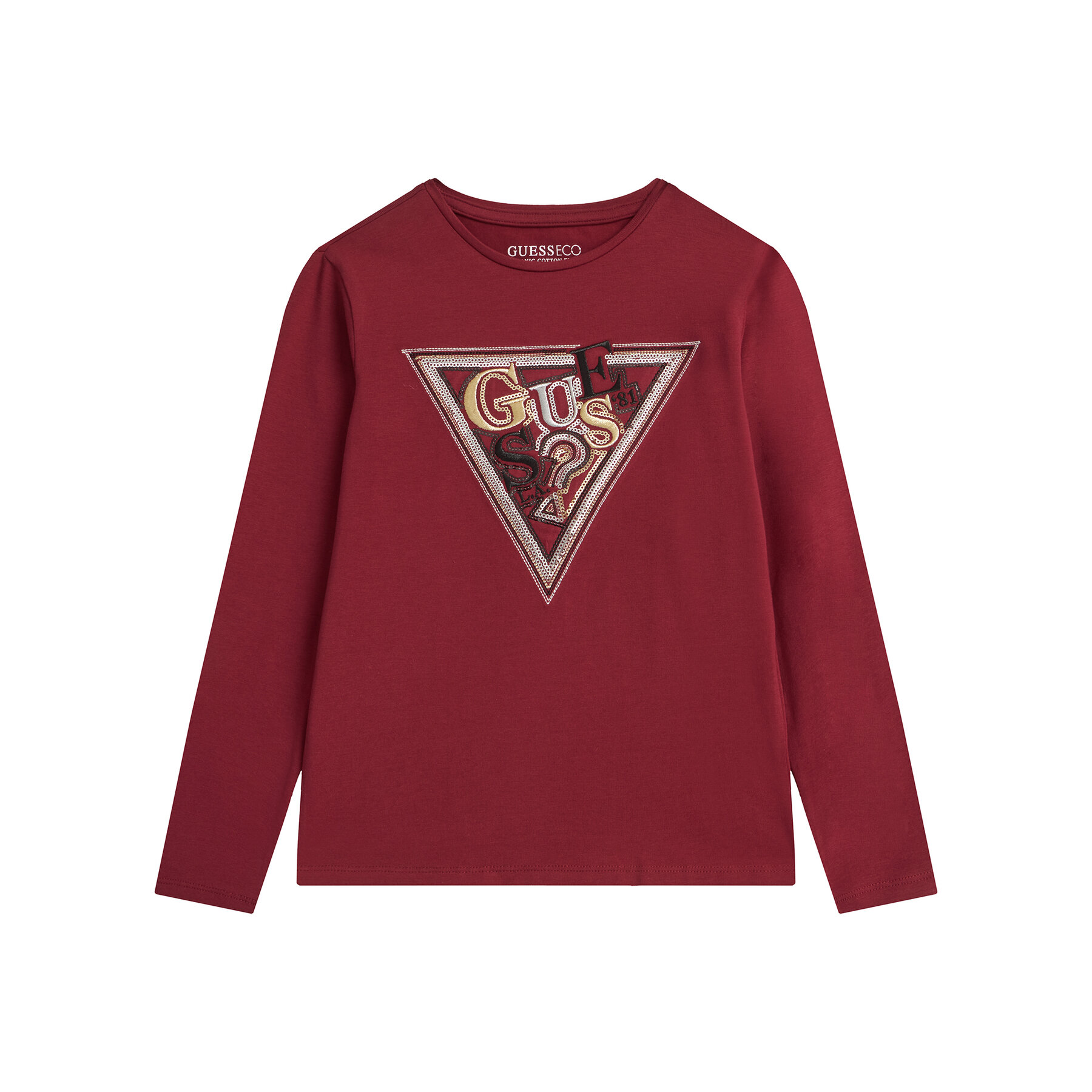 Guess Bluzka J5BI13 J1314 Czerwony Regular Fit