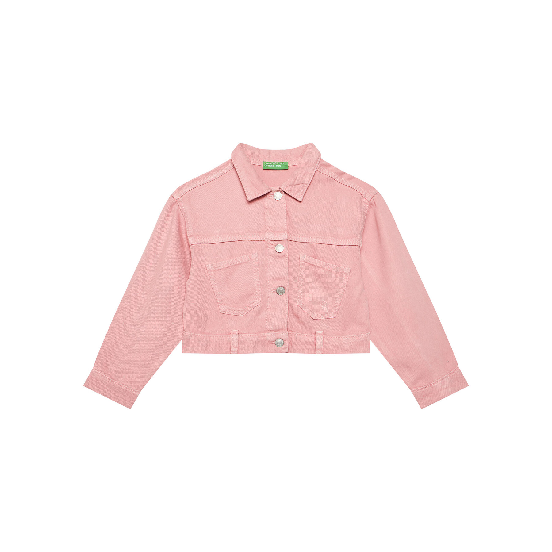 United Colors Of Benetton Kurtka przejściowa 21AQCN060 Różowy Regular Fit