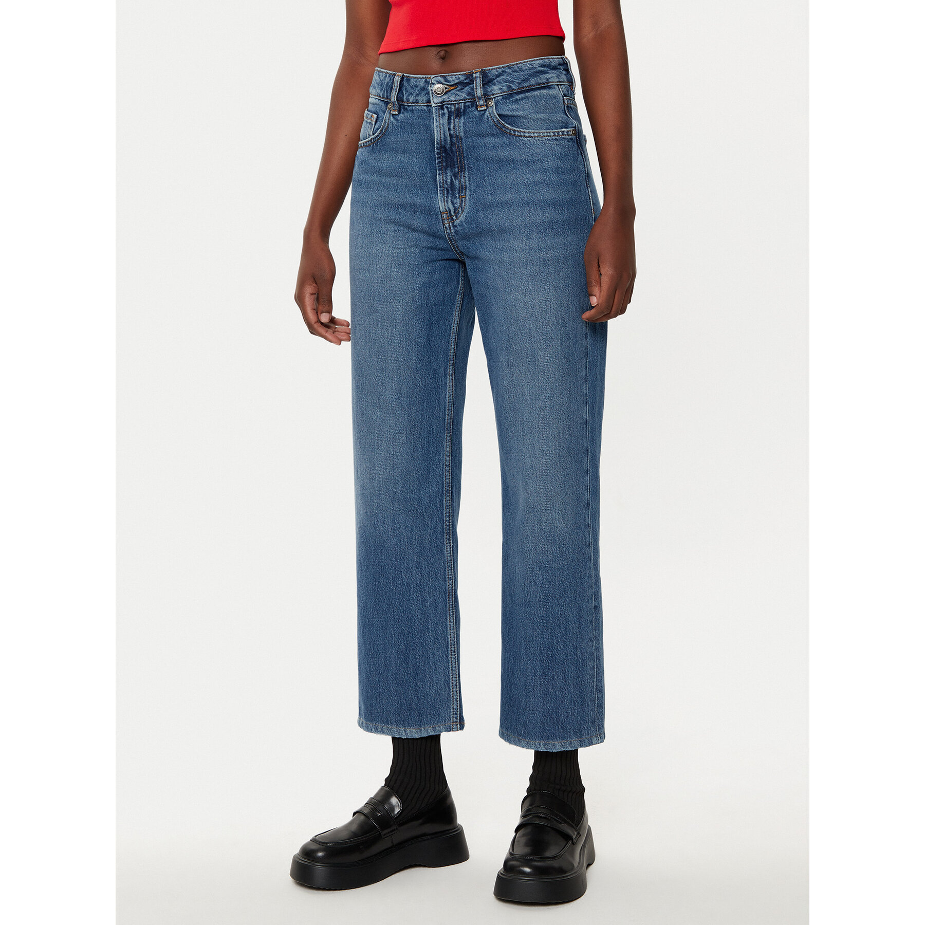 HUGO Jeansy Gilissi 50524883 Niebieski Straight Leg