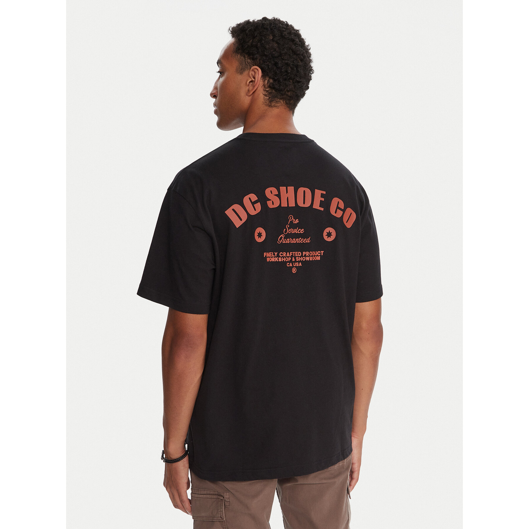 DC Shoes T-Shirt Pro Service EDYZT04370 Czarny Heritage Fit